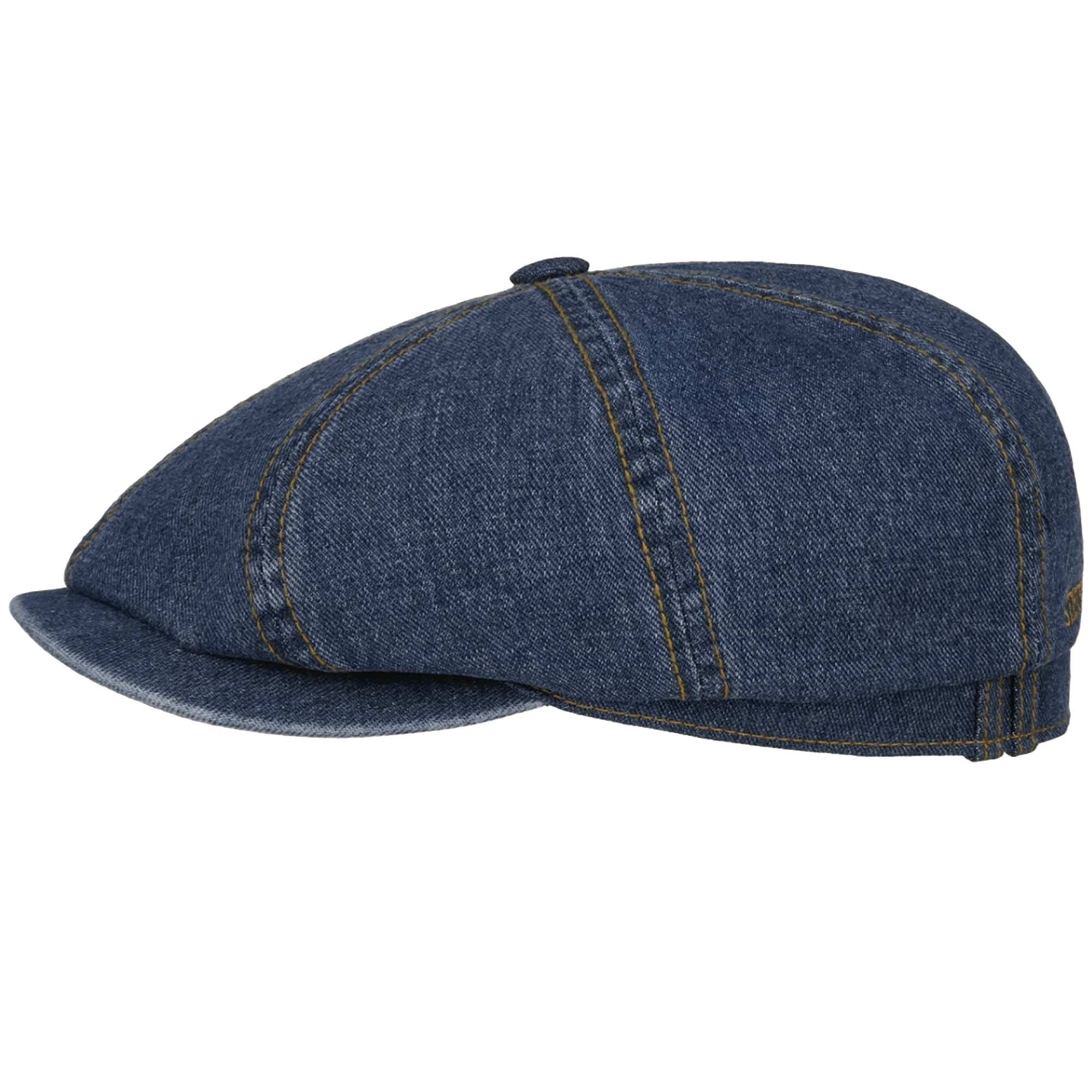 Stetson Hats Hatteras Jeans Flat Cap - Denim