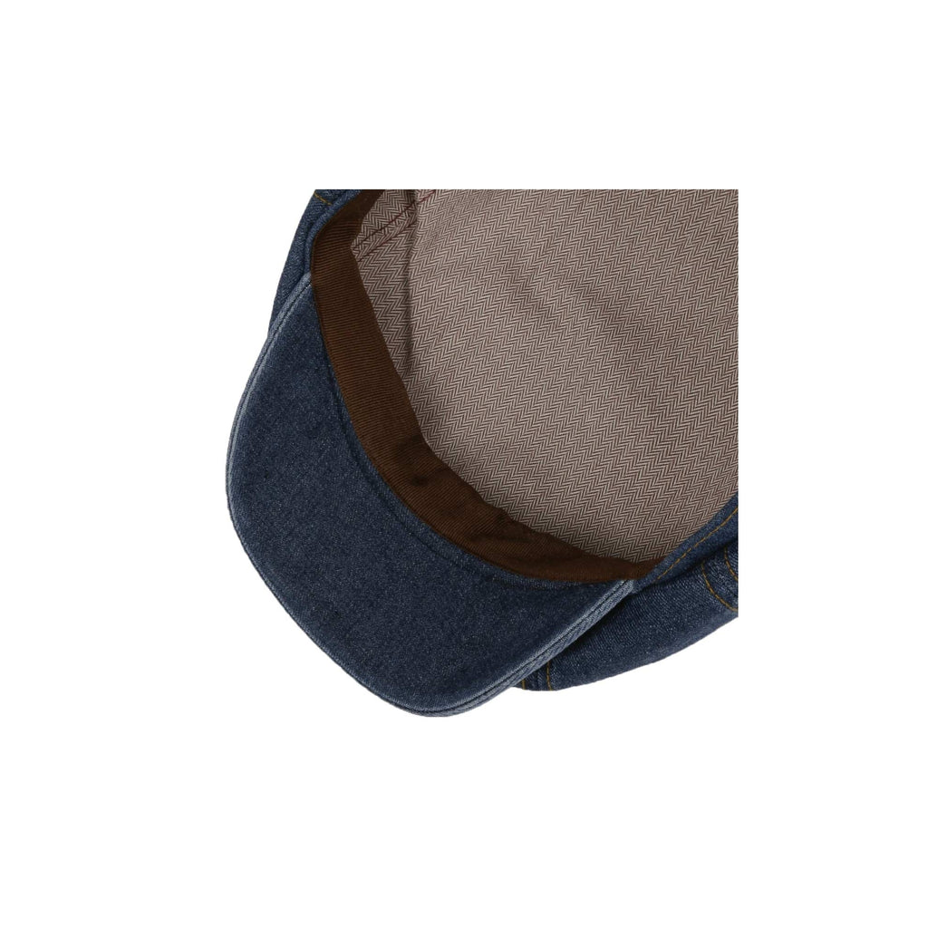 Stetson Hats Hatteras Jeans Flat Cap - Denim