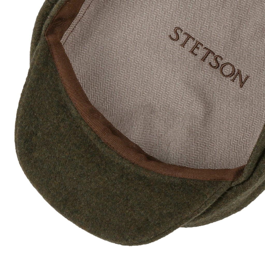 Stetson Hats Hatteras Flat Cap - Olive