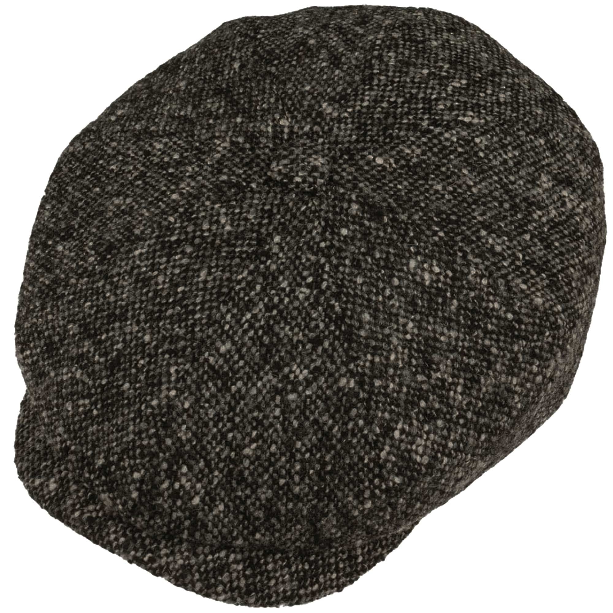 Hatteras Donegal Tweed Cap - Dark Grey