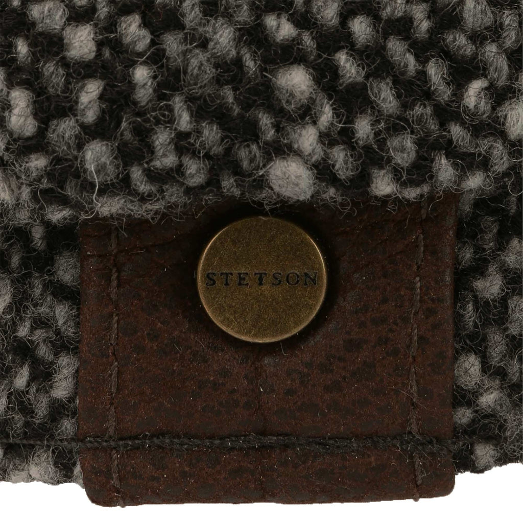 Hatteras Donegal Tweed Cap - Dark Grey