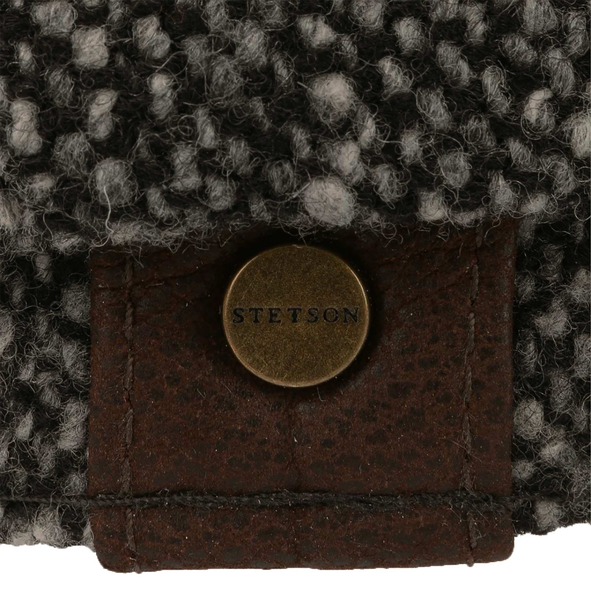 Hatteras Donegal Tweed Cap - Dark Grey