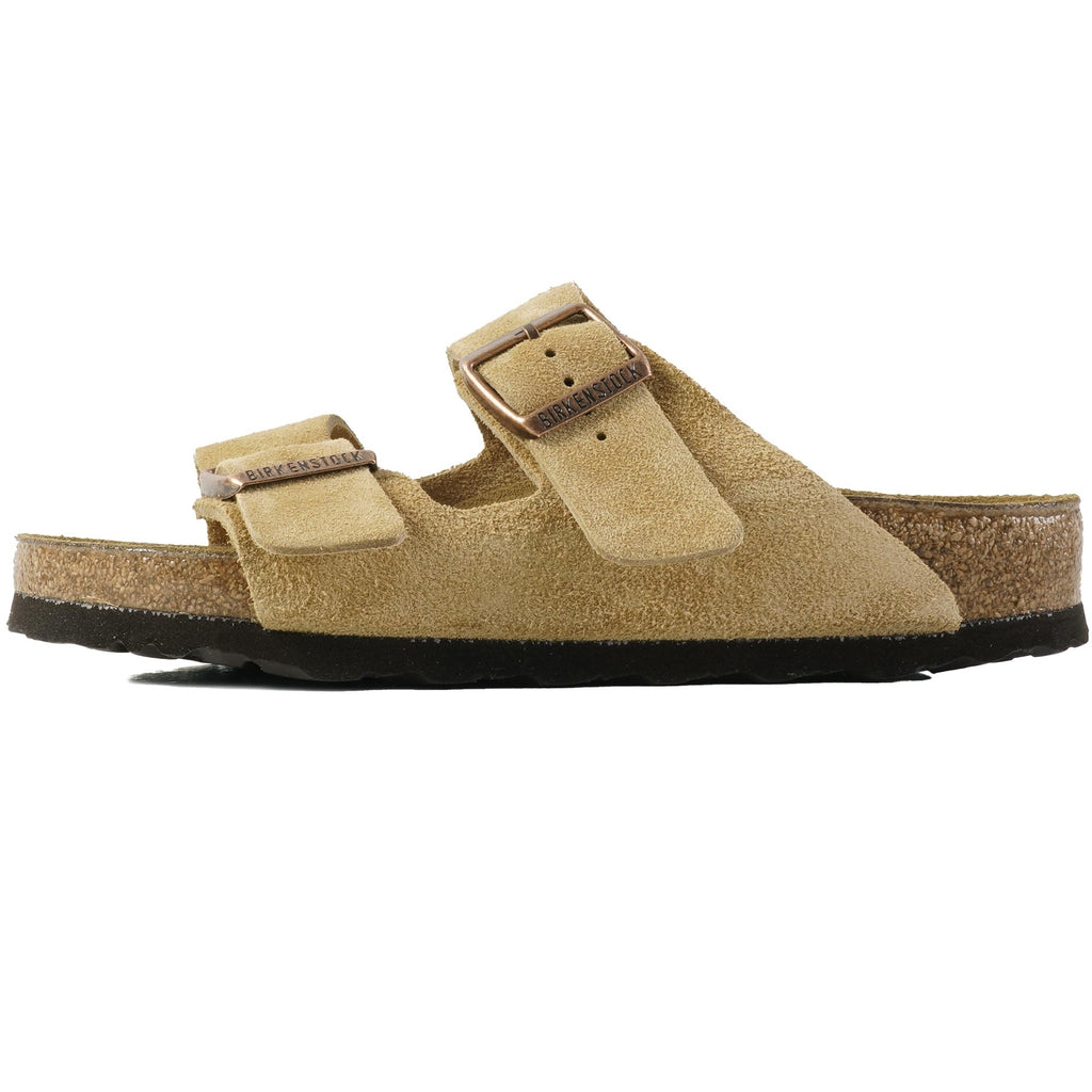 Birkenstock Arizona Suede Leather - Latte Cream