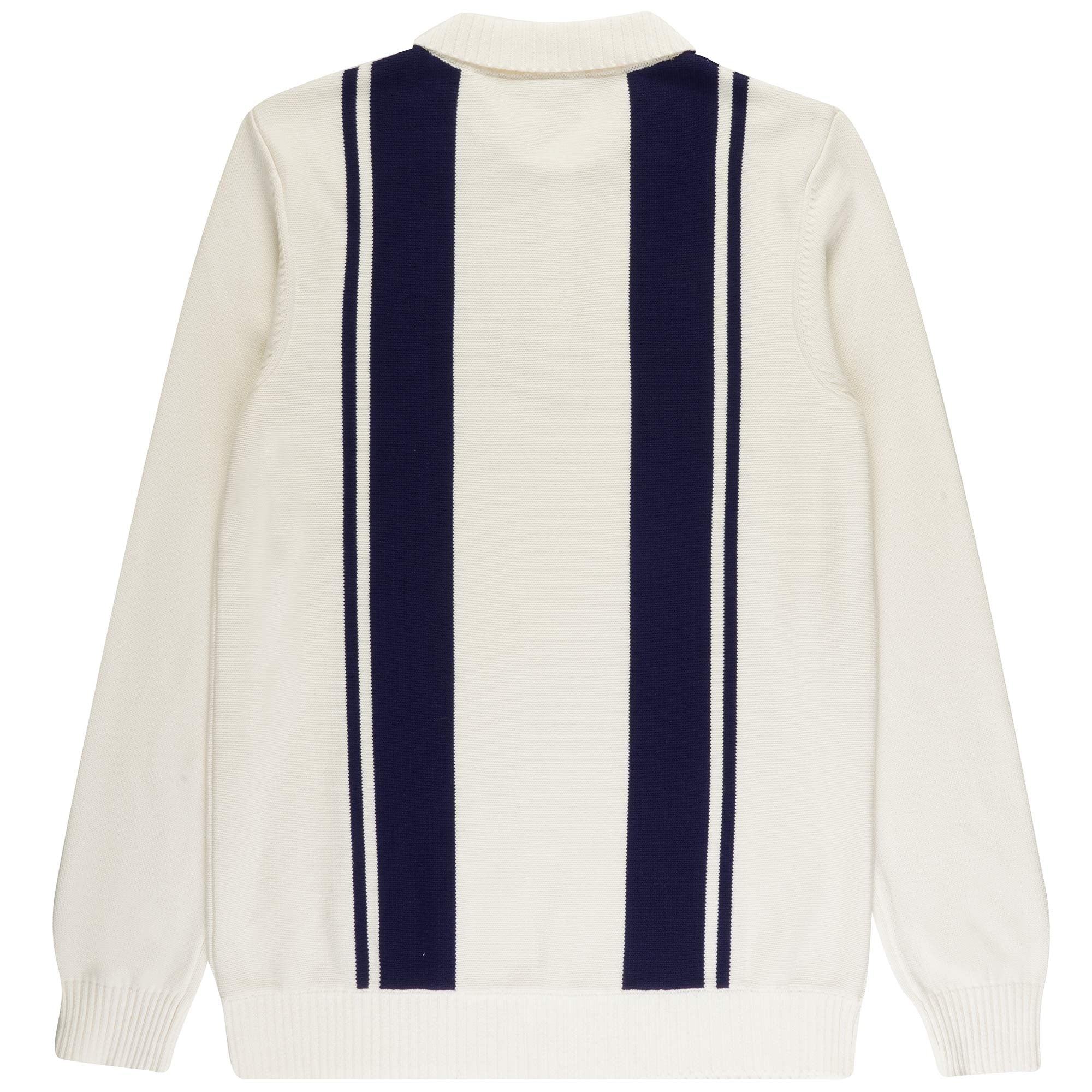 Sergio Tacchini Young Line Knit Long Sleeve Polo - Gardenia