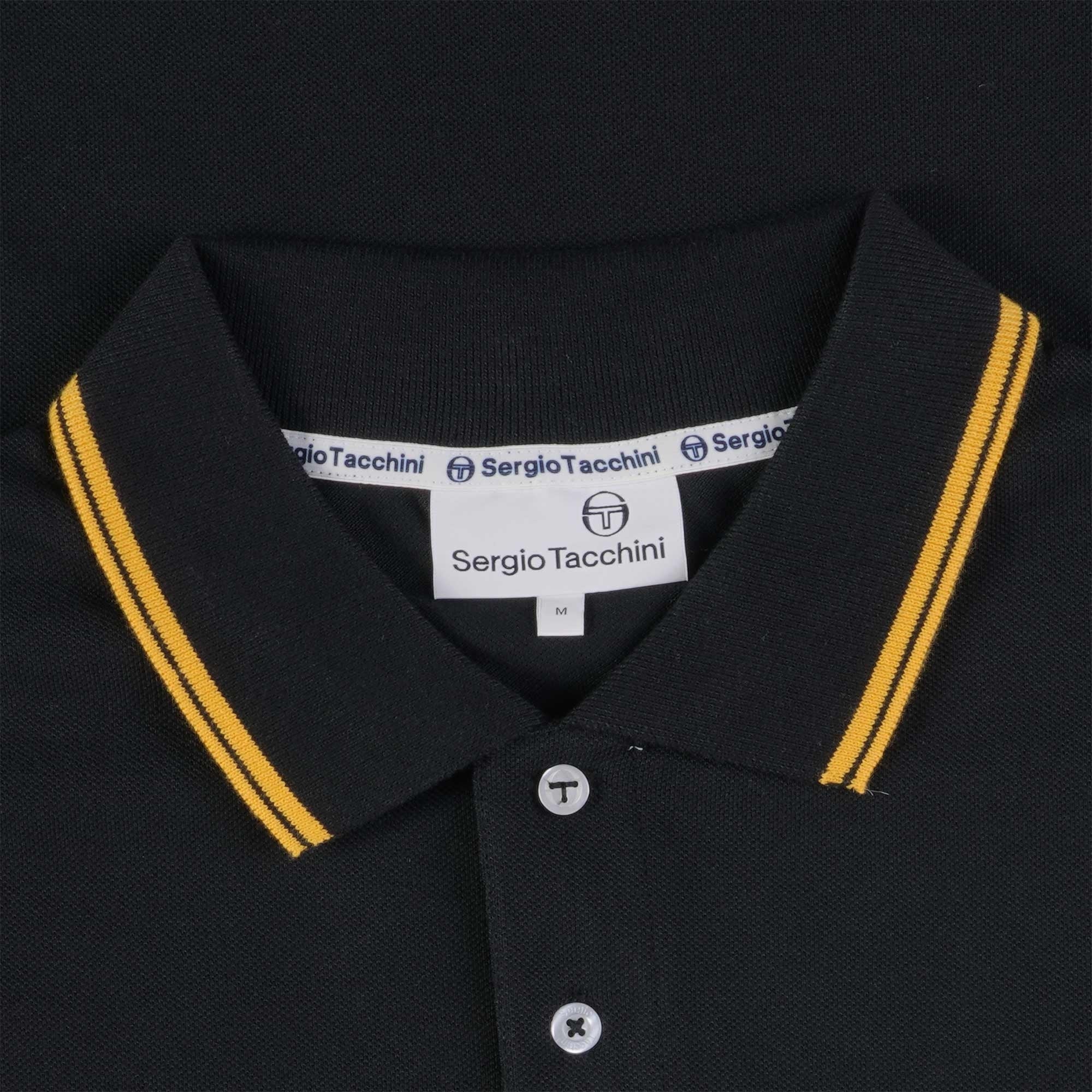020 Polo Shirt - Black and Gold