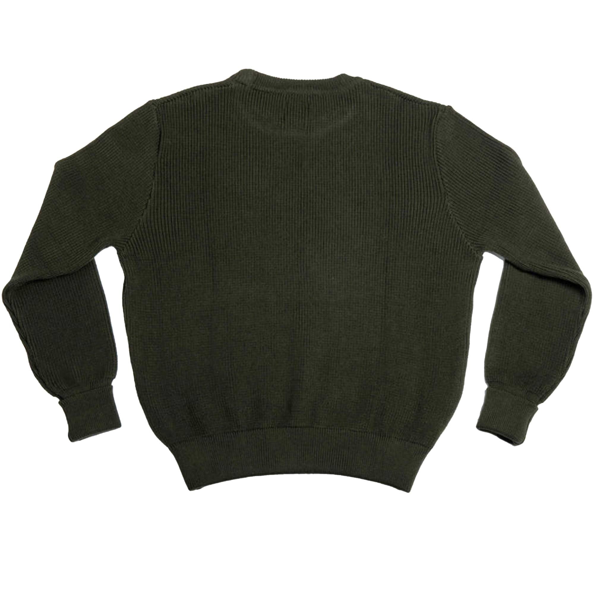 Merino Rundhals Jumper - Military Green
