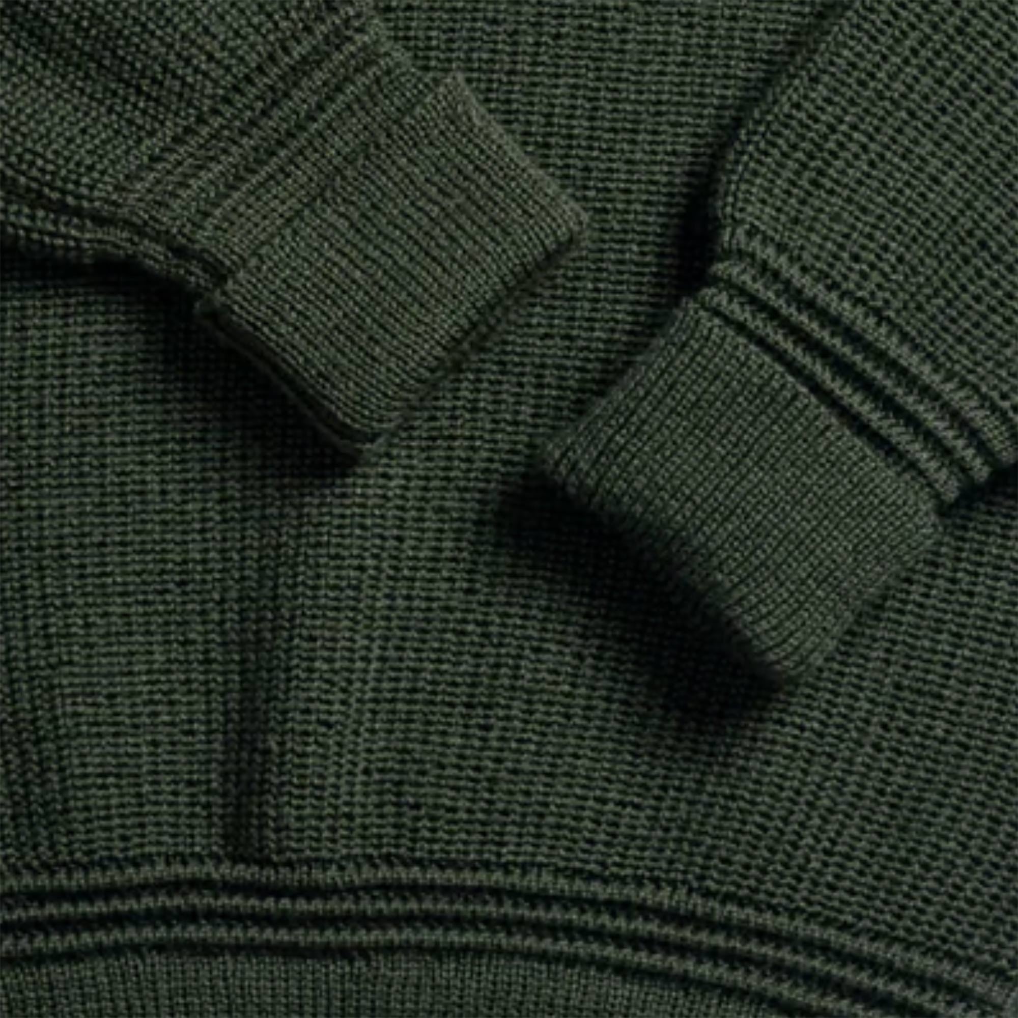 Heimat Rundhals Crew Neck Jumper - Military Green