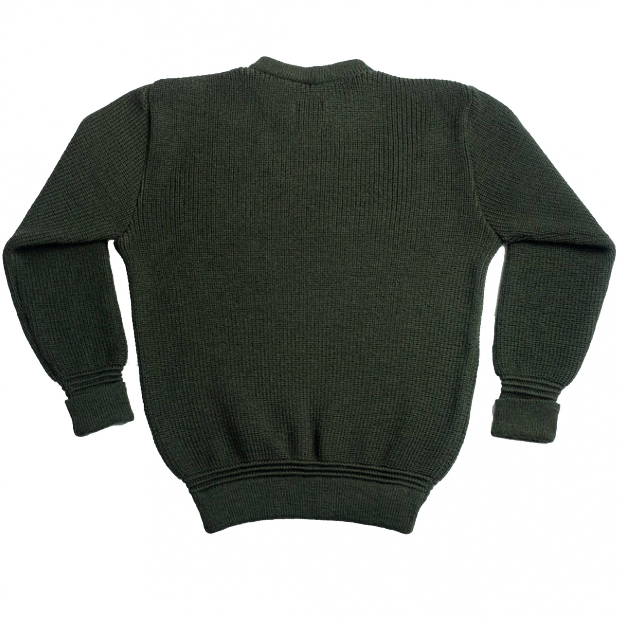 Heimat Rundhals Crew Neck Jumper - Military Green