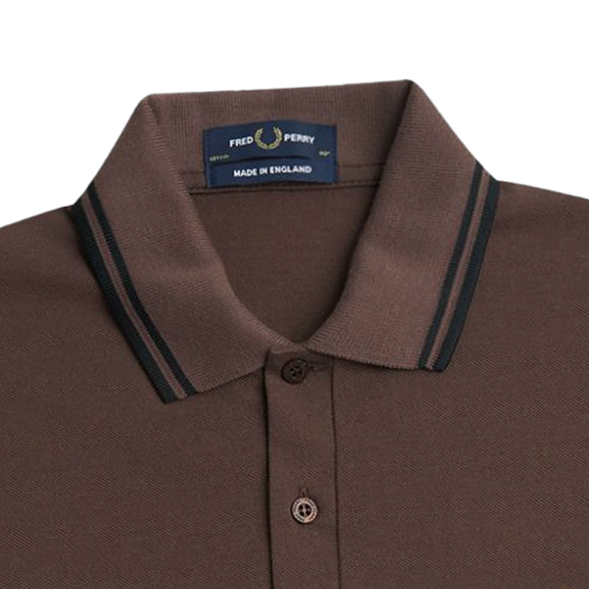 Fred Perry G3600 Twin Tipped Polo Shirt - Brick