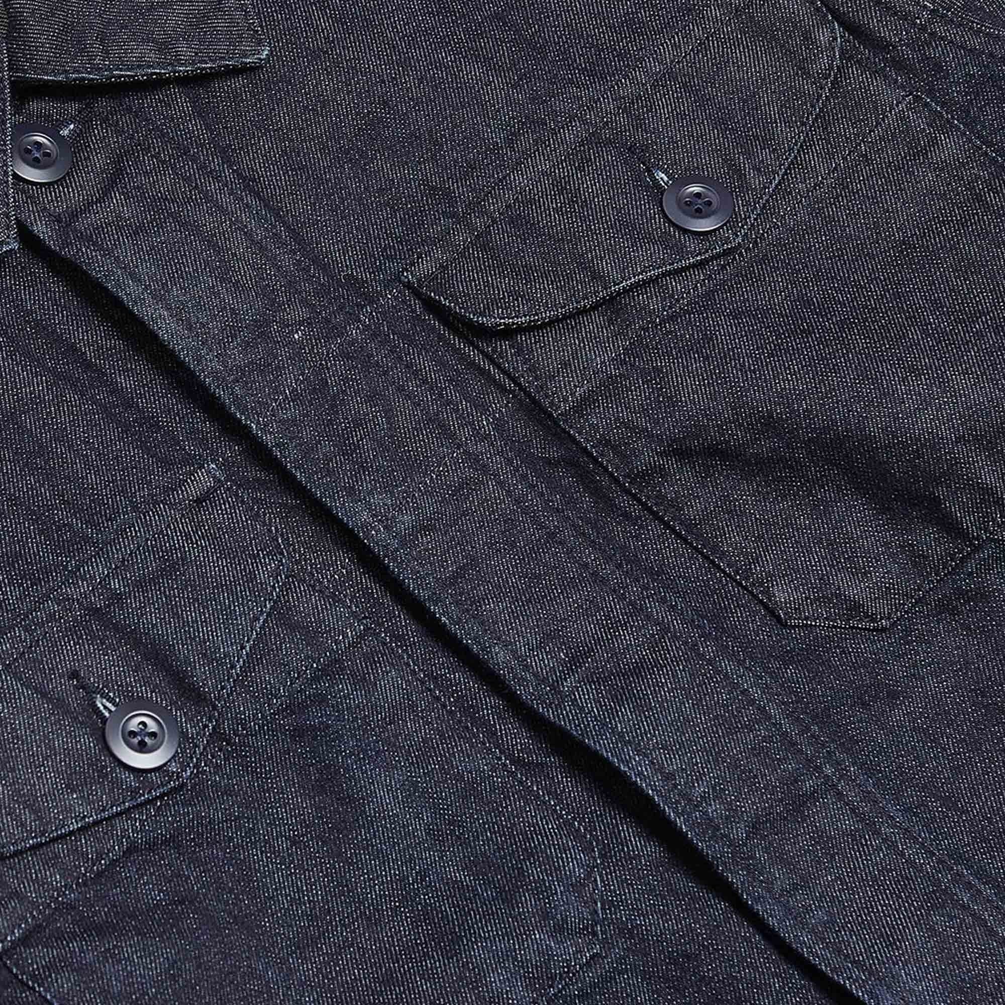 Nigel Cabourn Short Jacket - Indigo Denim – Stuarts London Nigel Cabourn Short Jacket - Indigo Denim – Stuarts London