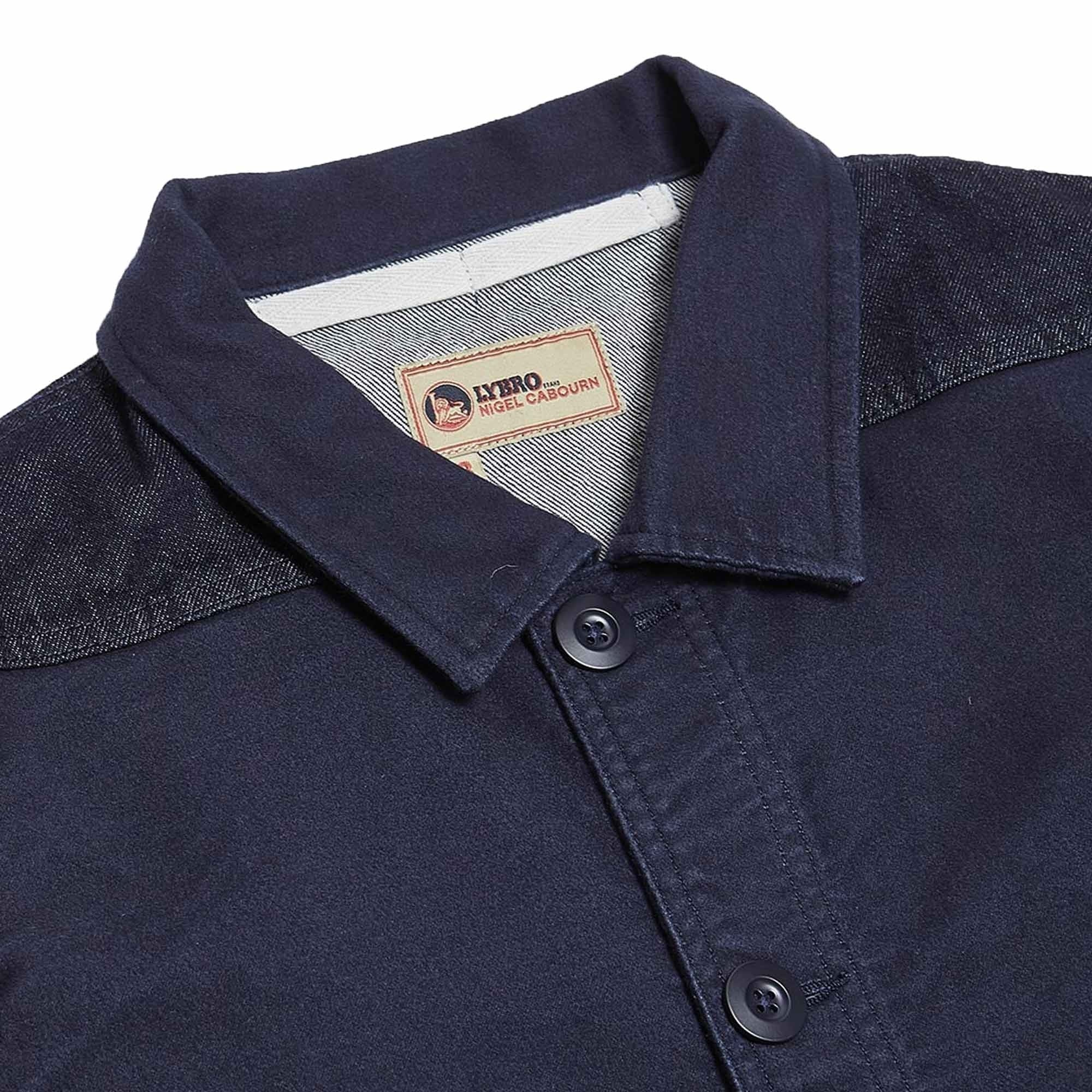 Nigel Cabourn Engineer Jacket - Black Navy – Stuarts London
