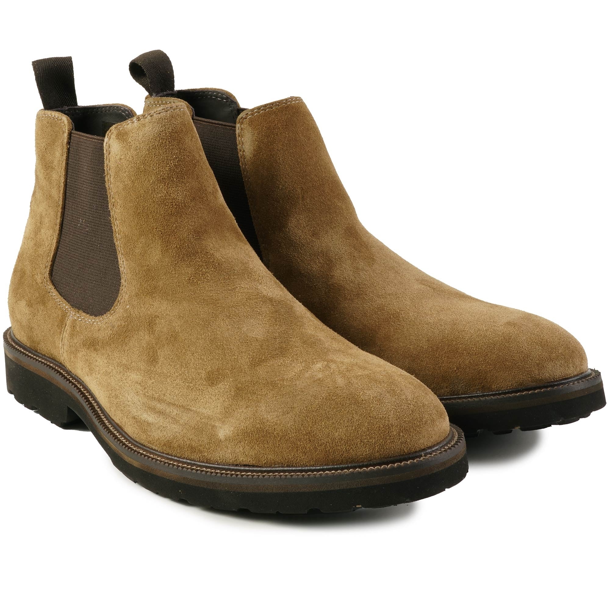 John White Vigo Suede Boots - Cognac