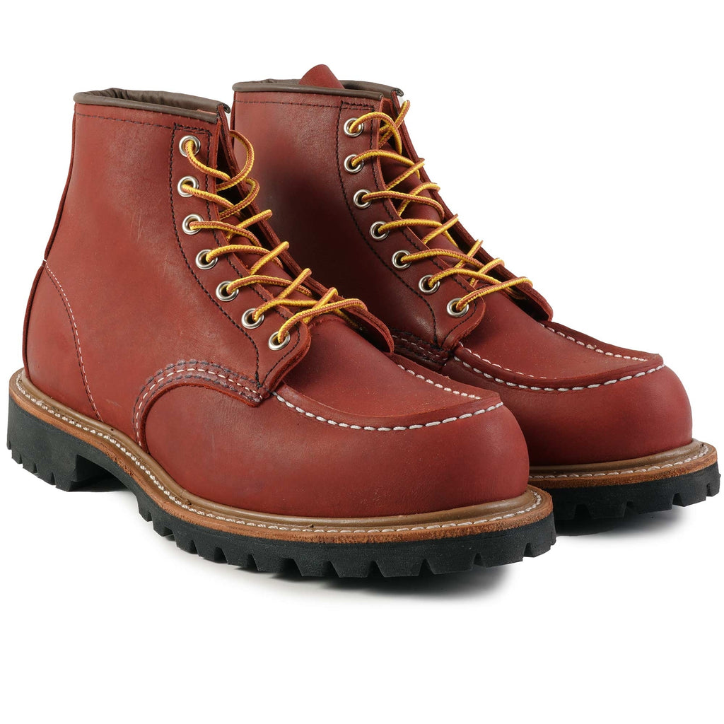 Red Wing 8209 Norway Roughneck Moc Toe Boots - Oro Russet