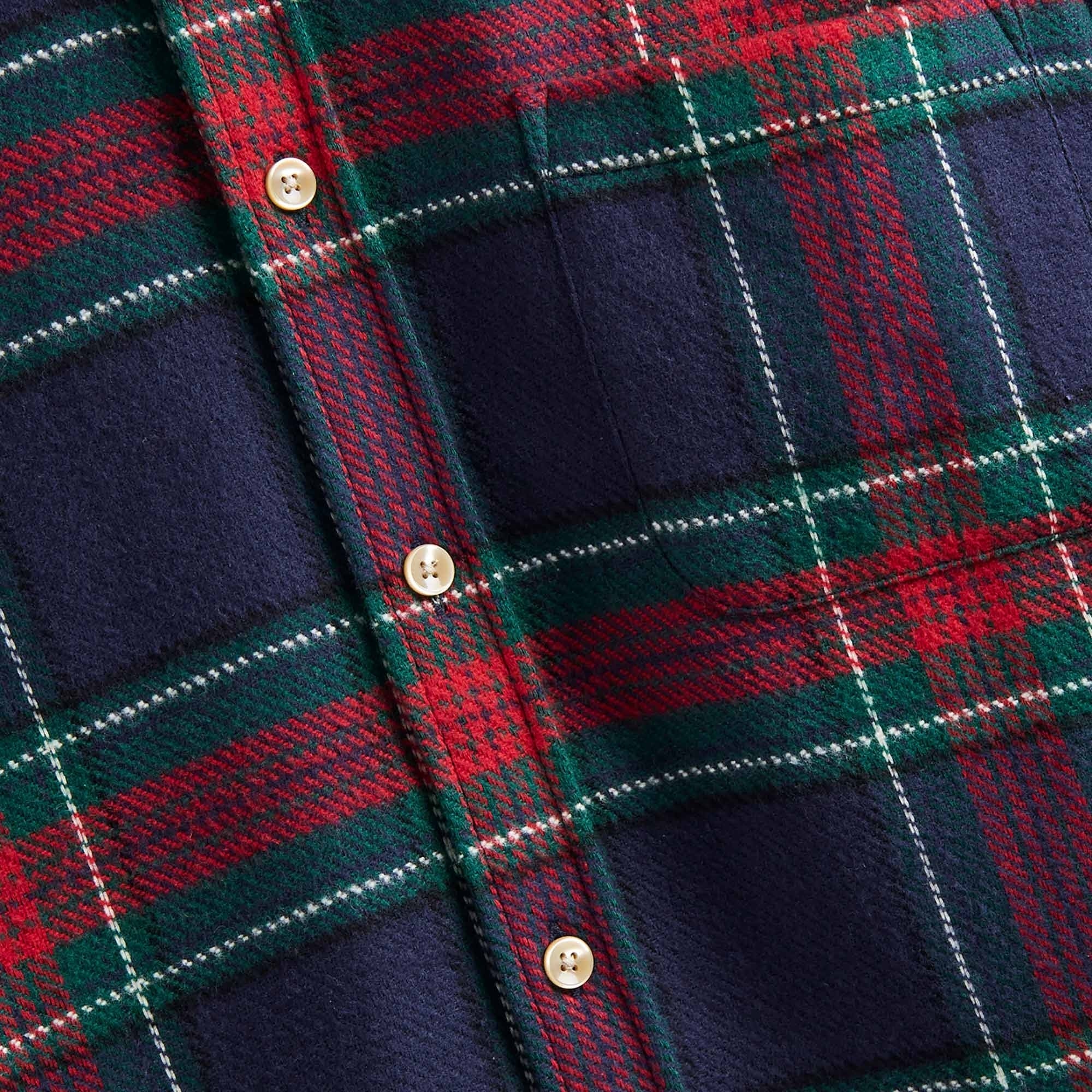 Portuguese Flannel Faru Shirt - Blue
