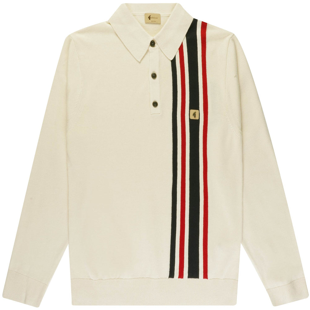 Gabicci Vintage Soda Polo Shirt - Cream