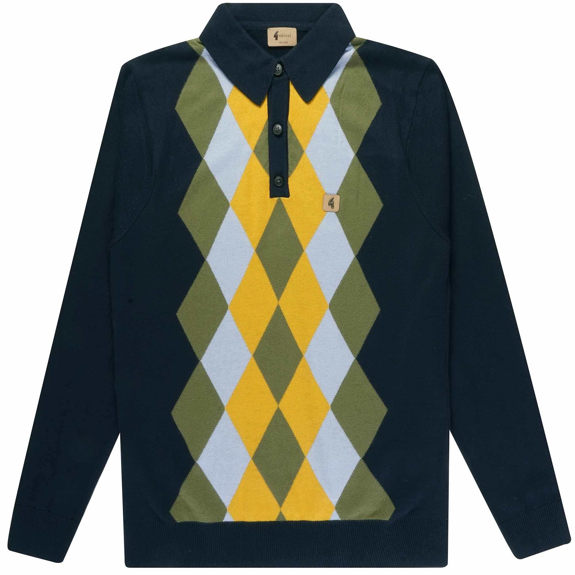 Gabicci Vintage Pablo Polo Shirt - Navy
