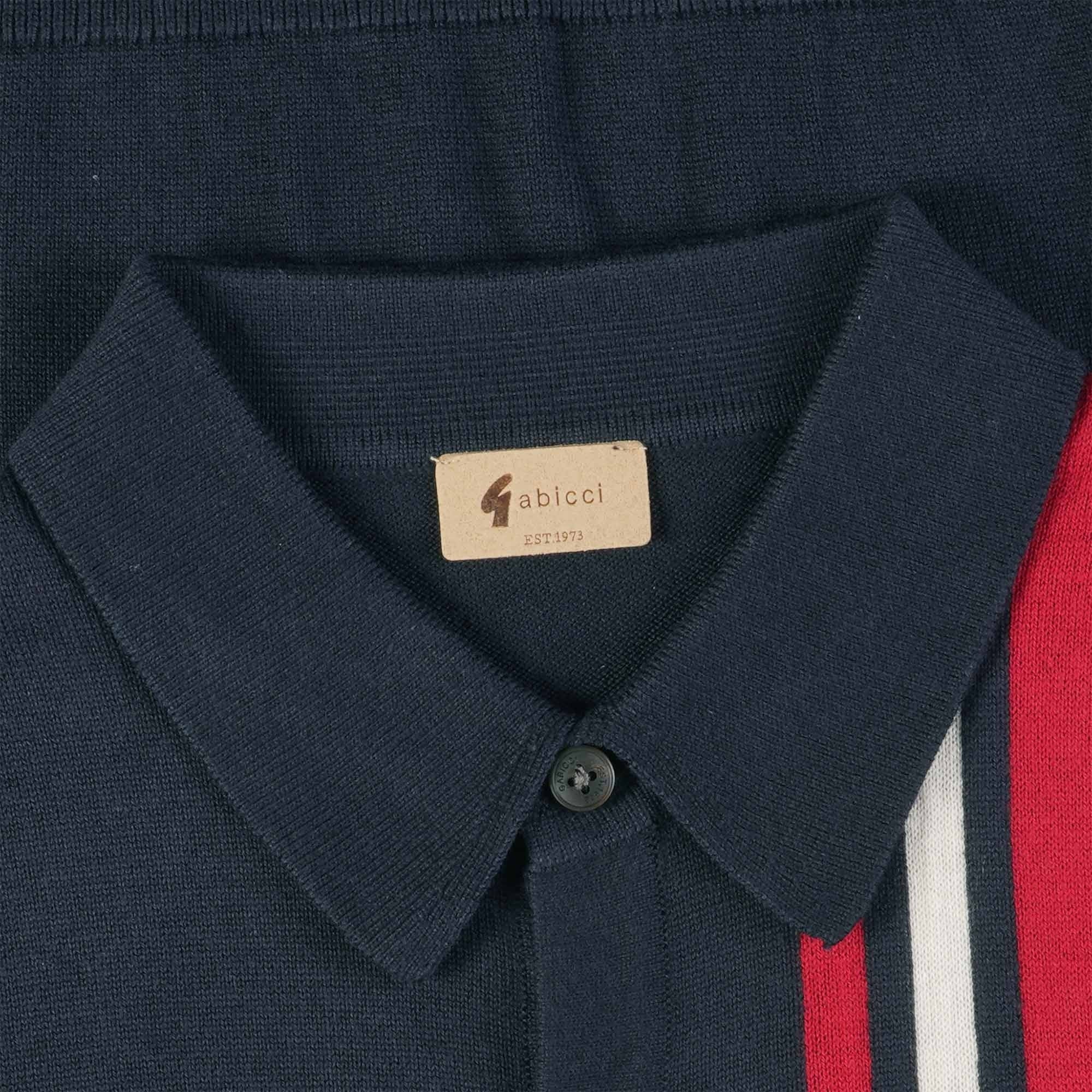 Gabicci Vintage Soda Polo Shirt - Navy