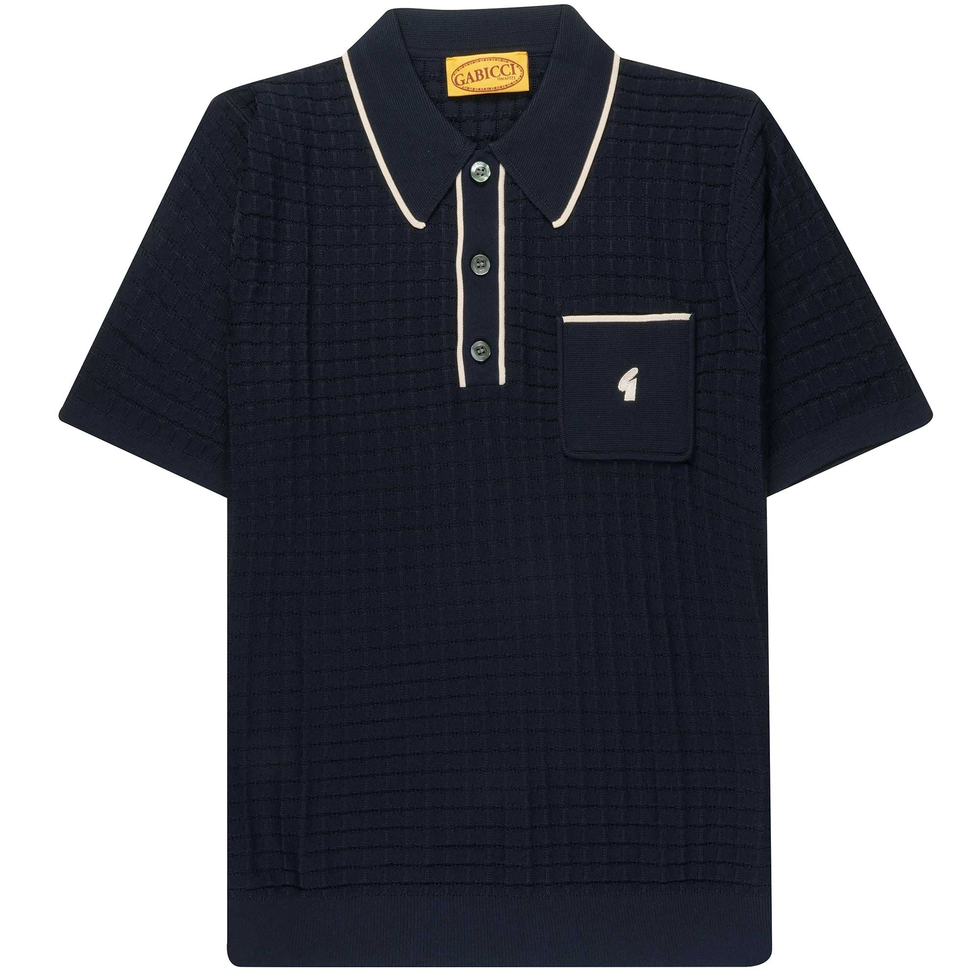 Gabicci Vintage Roy Polo Shirt - Navy