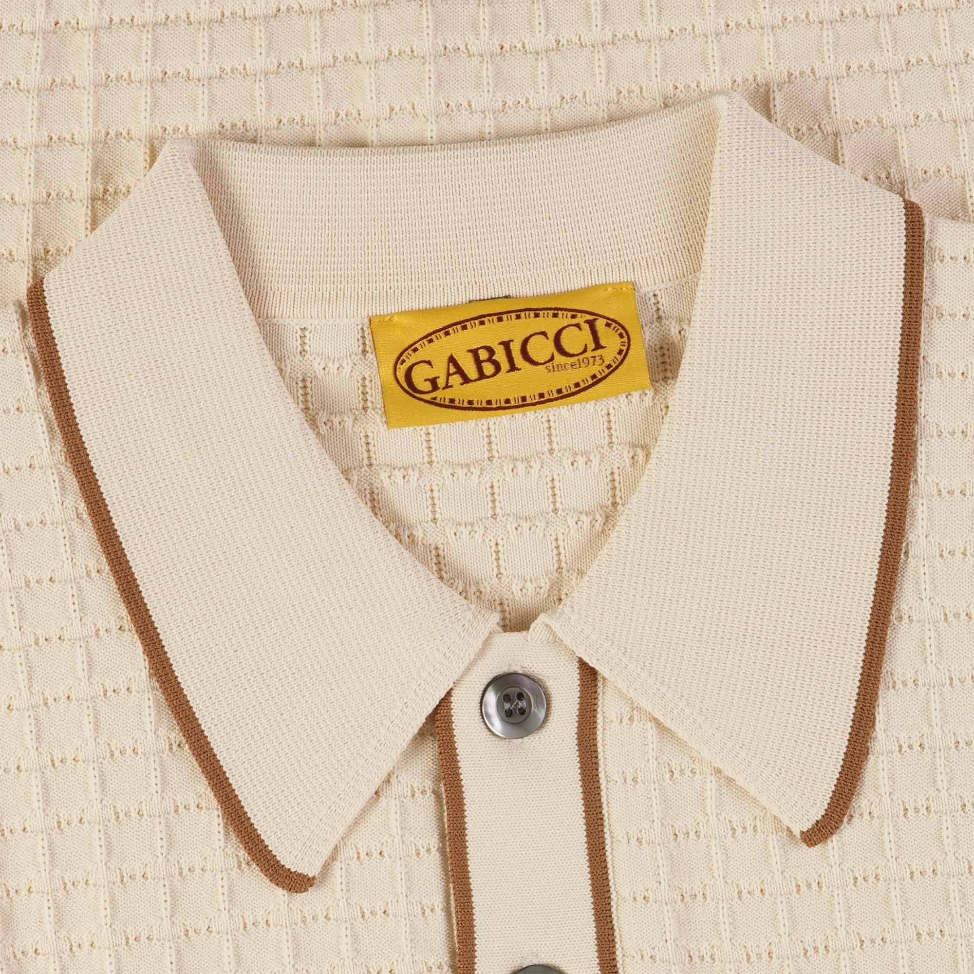 Gabicci Vintage Roy Polo Shirt - Cream