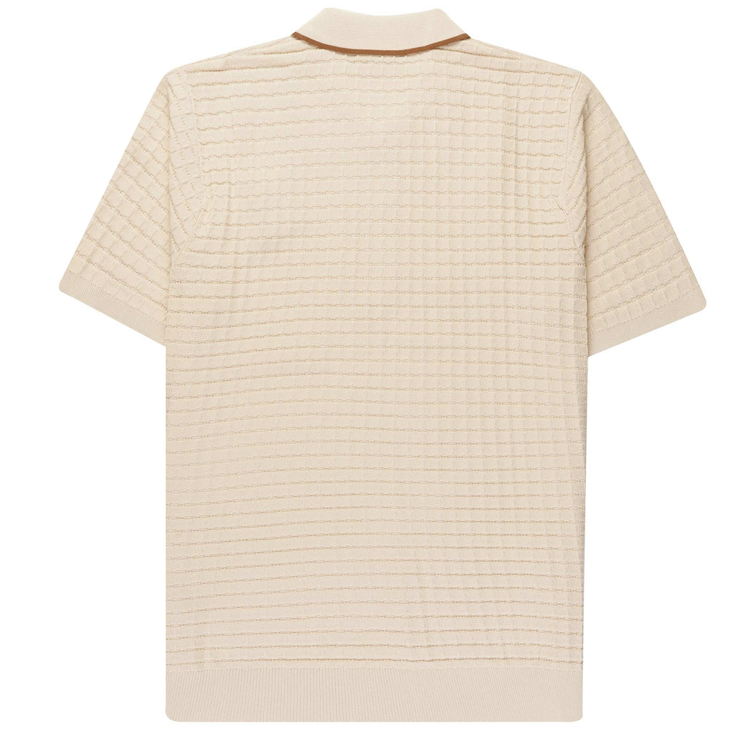 Gabicci Vintage Roy Polo Shirt - Cream