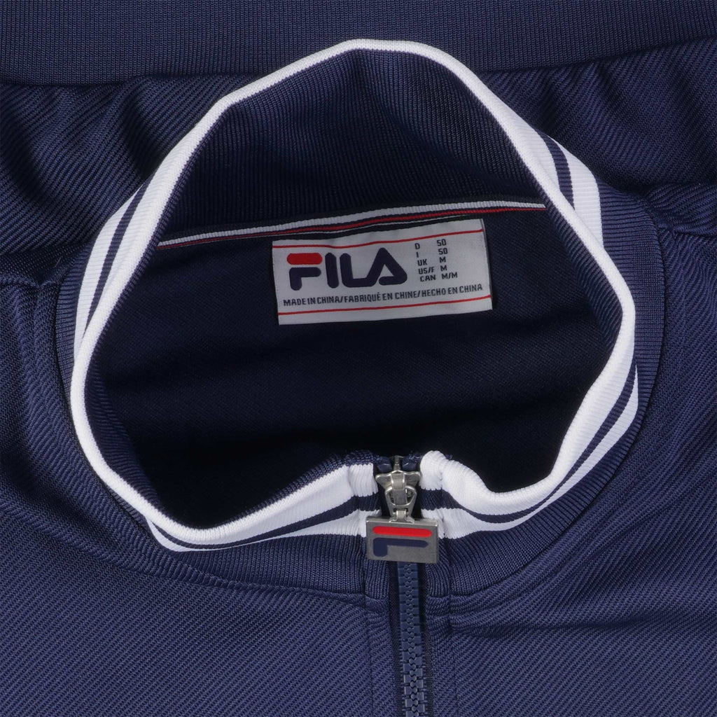 Fila Vintage Tiebreaker Track Top - Fila Navy