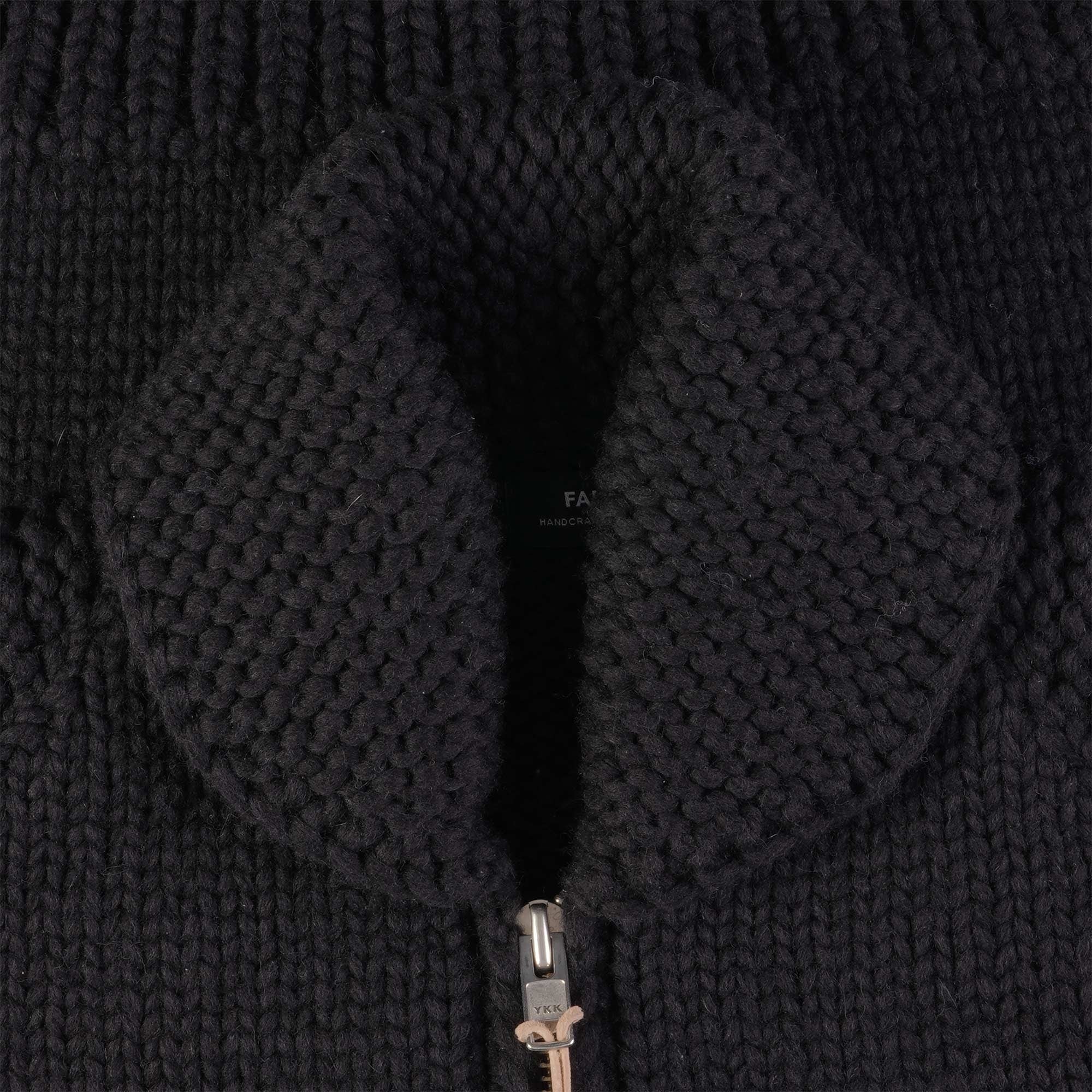 Faiz TS Moto Cowichan Sweater - Black