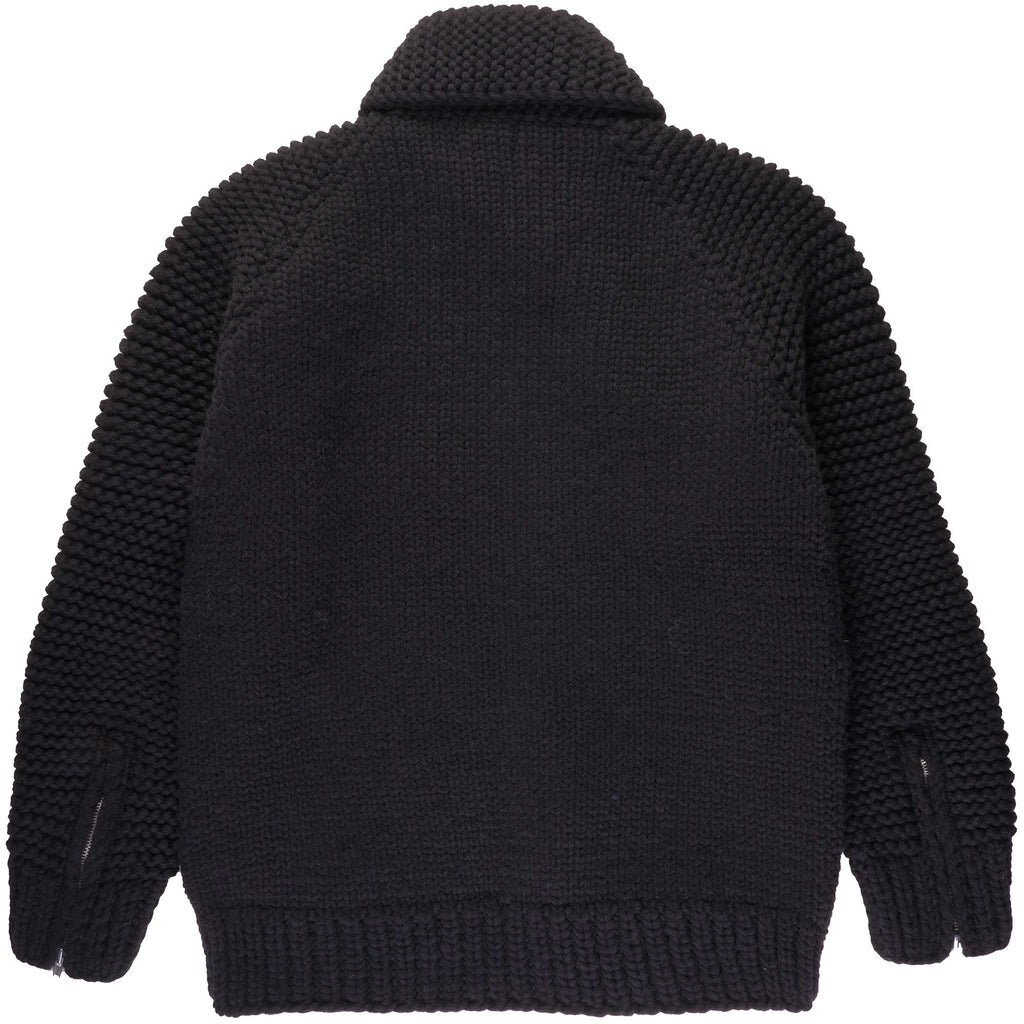 Faiz TS Moto Cowichan Sweater - Black
