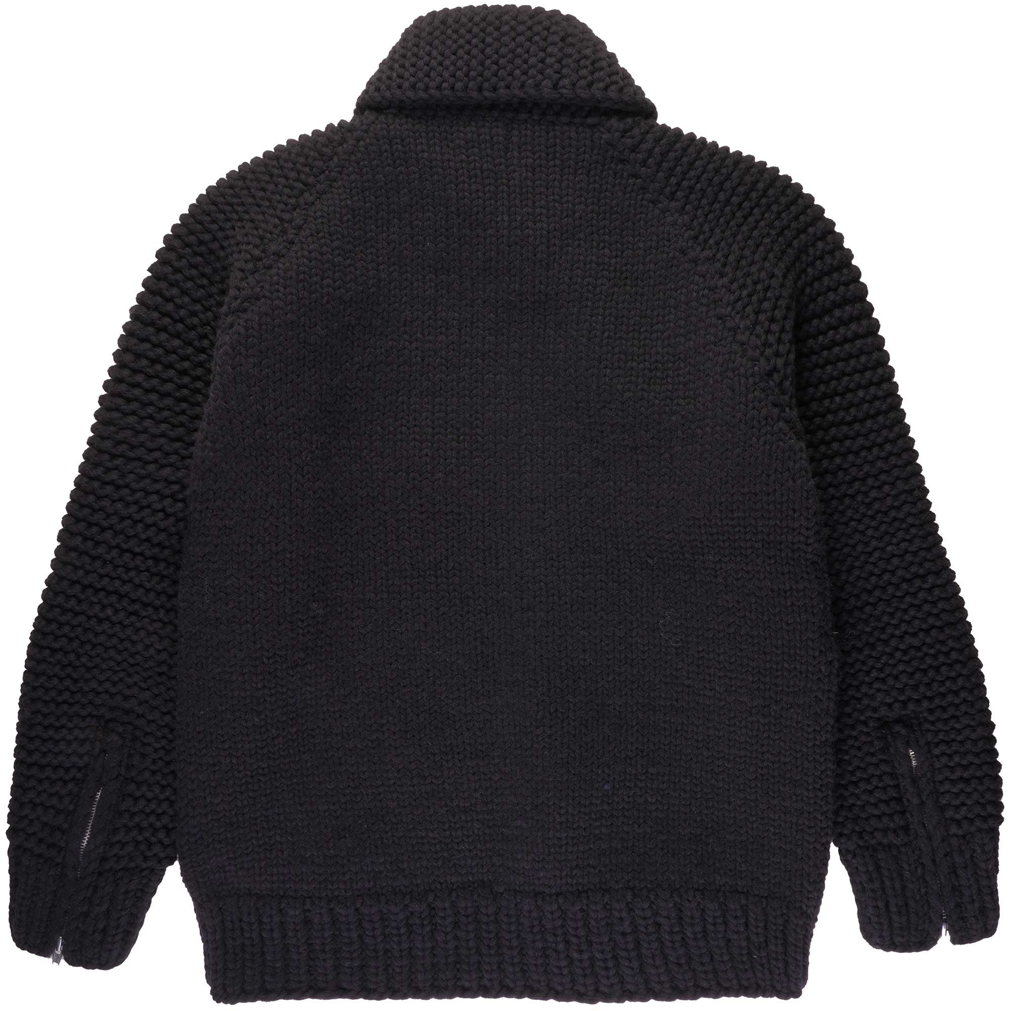 Faiz TS Moto Cowichan Sweater - Black