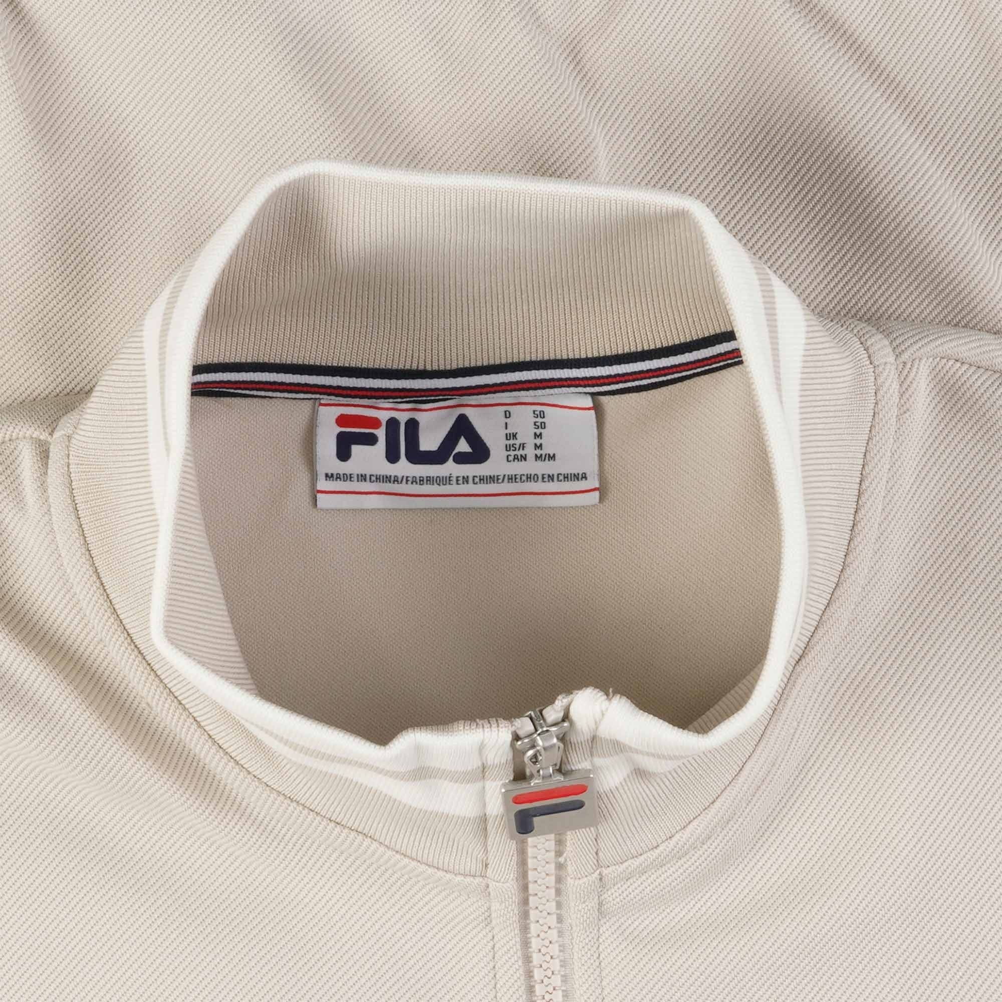 Fila Vintage Tiebreaker Track Top - Gardenia