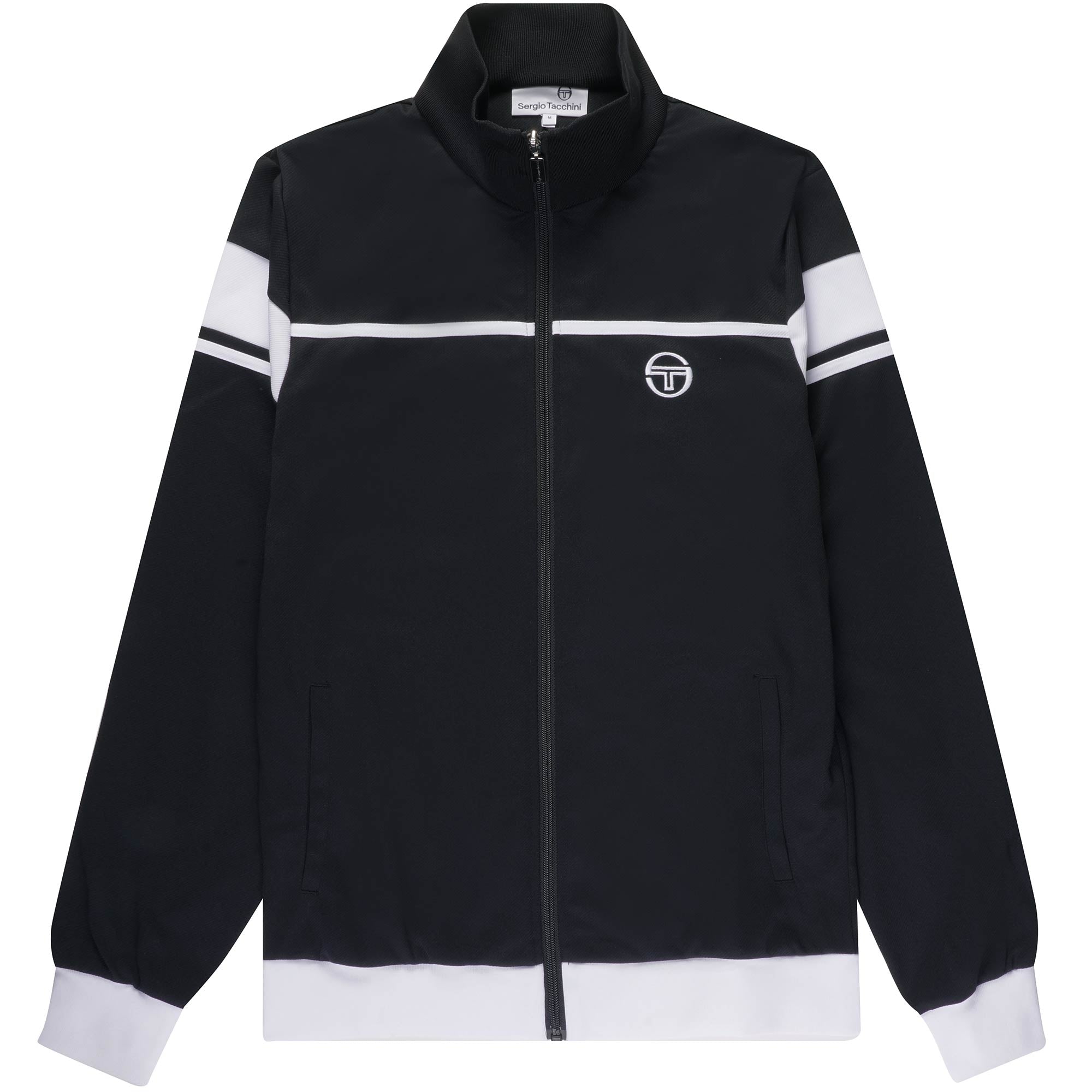 Sergio Tacchini New Damarindo Track Top - Black and White