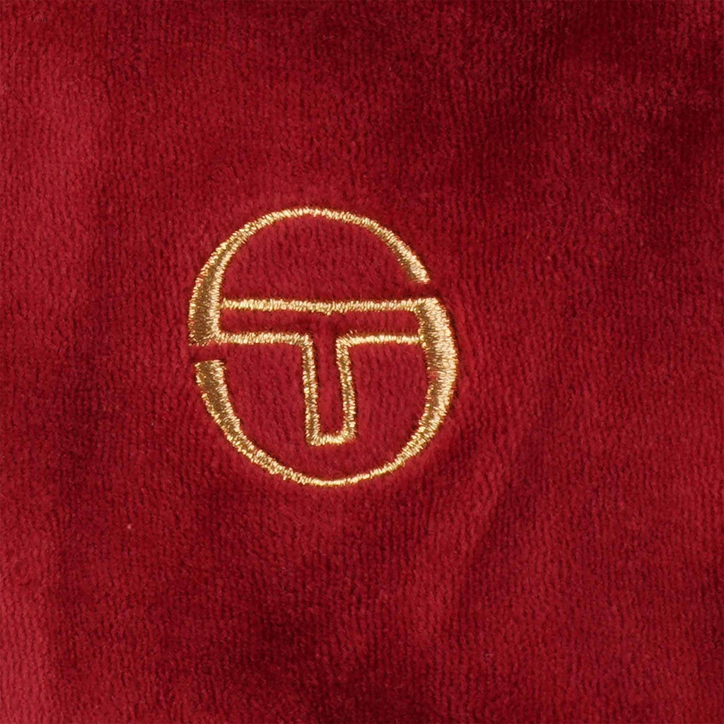 Sergio Tacchini Court Velour Track Top - Sun Dried