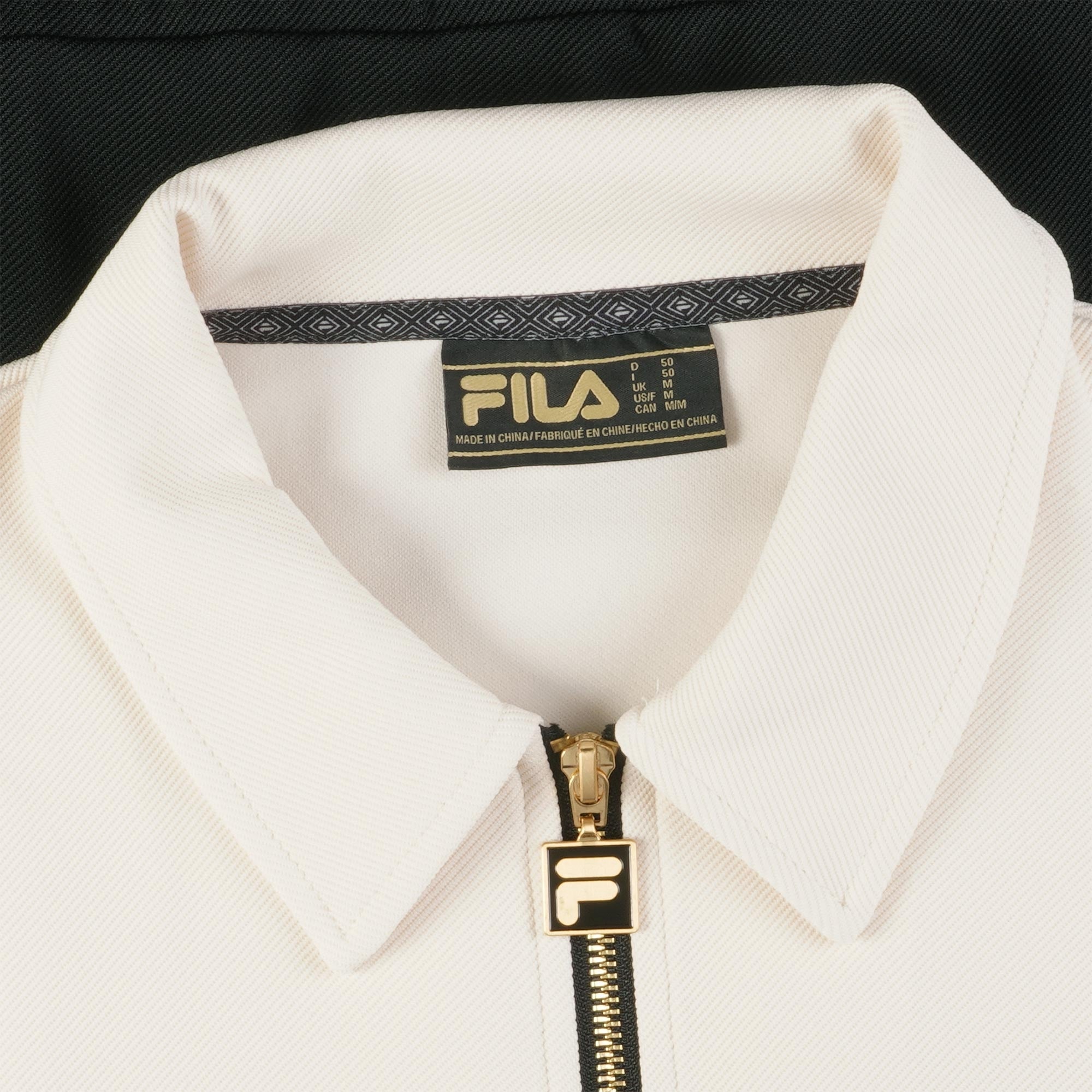 Fila Vintage Bill Track Top - Black
