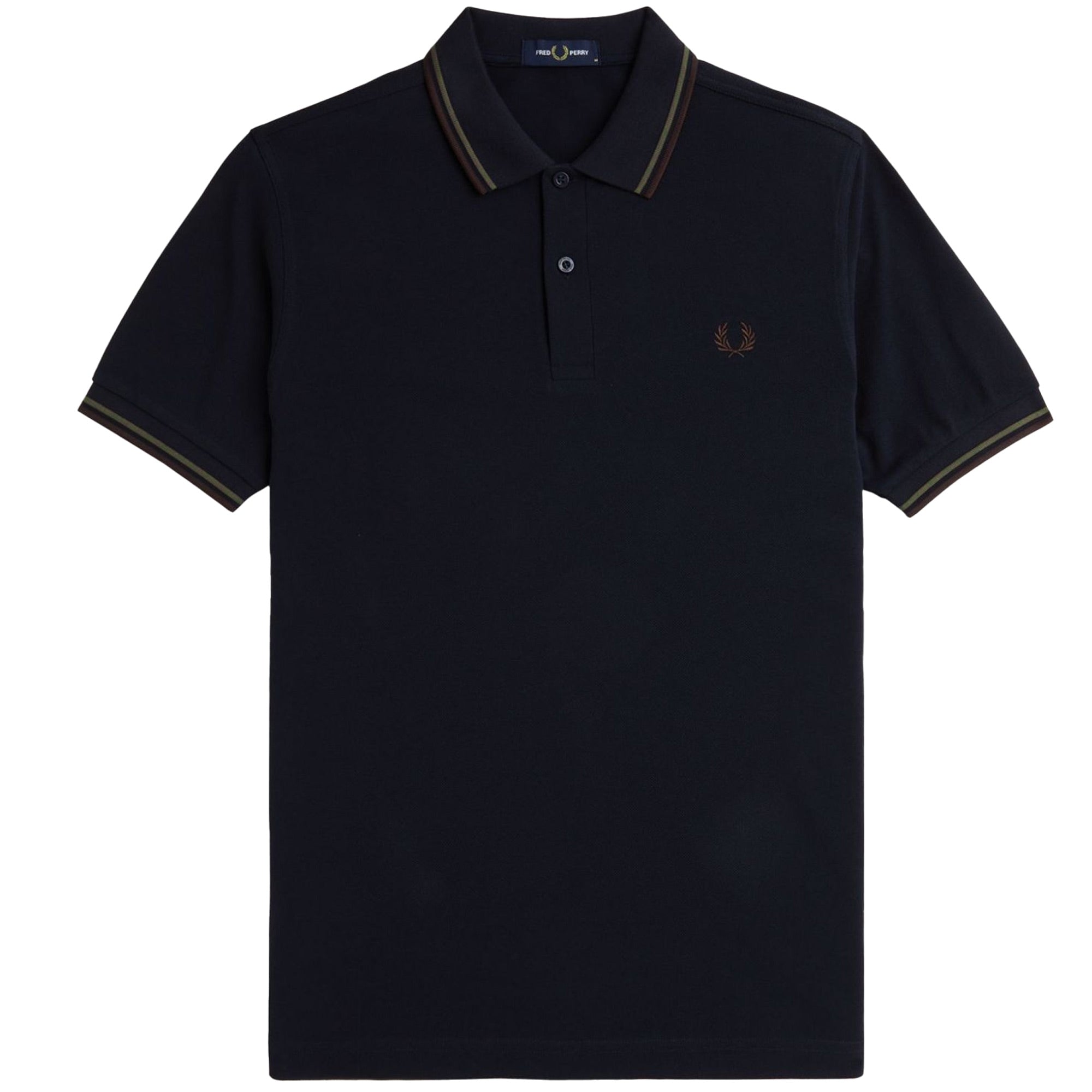 Fred Perry M3600 Twin Tipped Polo - Navy