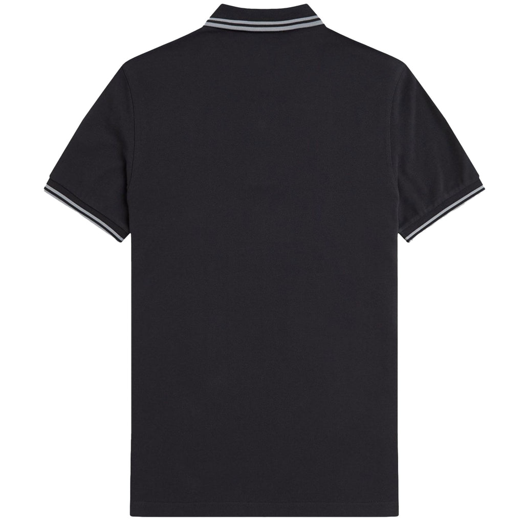 Fred Perry M3600 Twin Tipped Polo - Anchor Grey