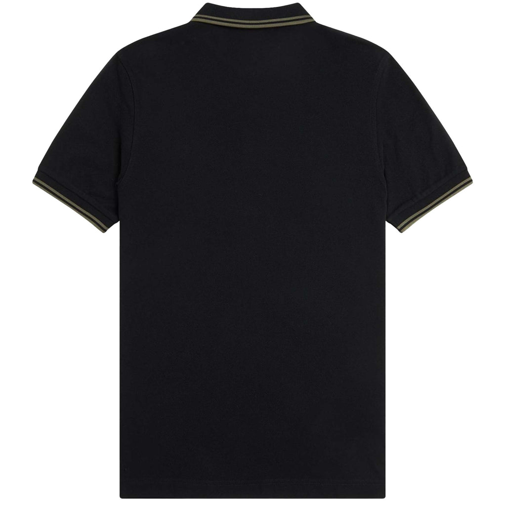 Fred Perry M3600 Twin Tipped Polo - Black