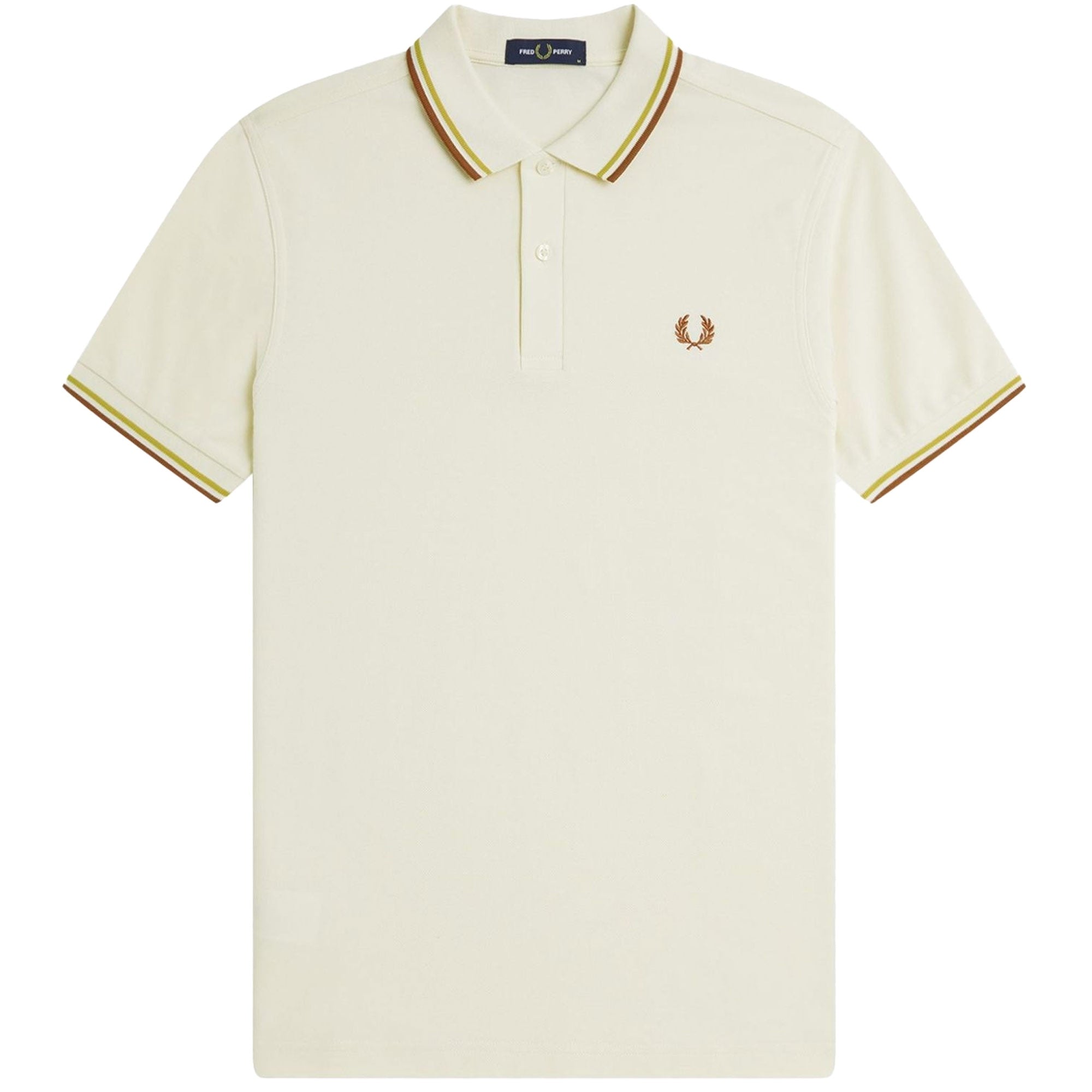 Fred Perry M3600 Twin Tipped Polo - Ecru