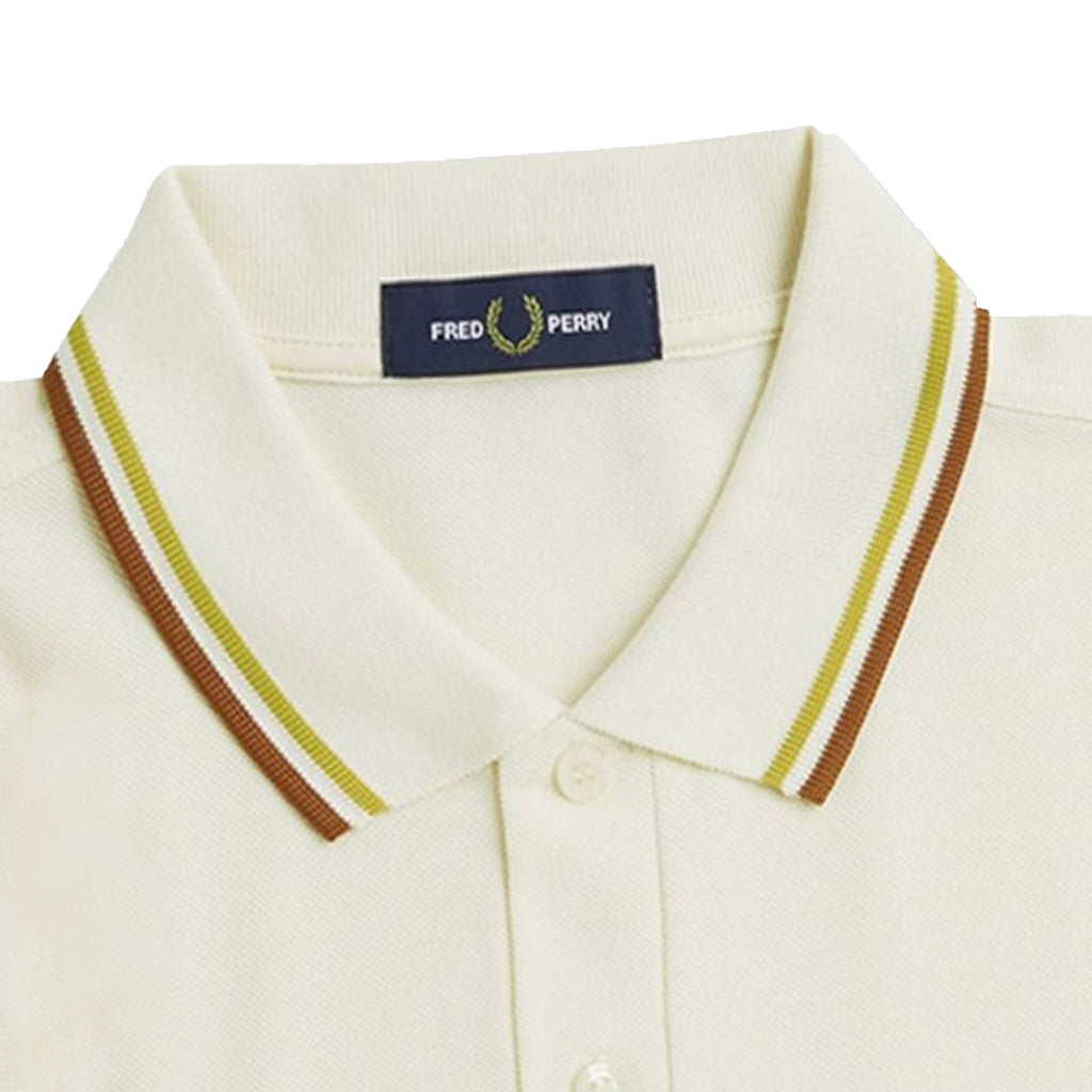 Fred Perry M3600 Twin Tipped Polo - Ecru