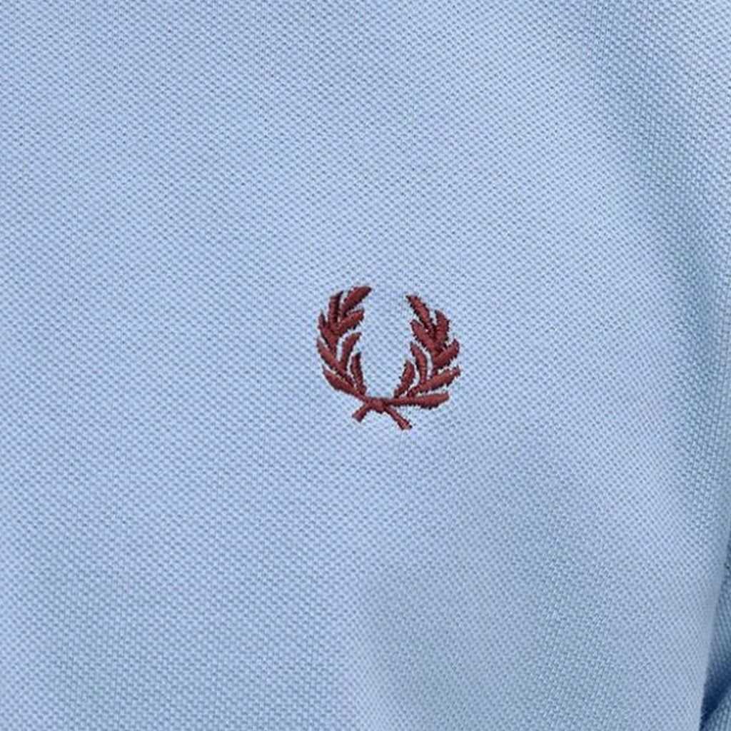 Fred Perry M-12 Twin Tipped Polo Shirt - Sky