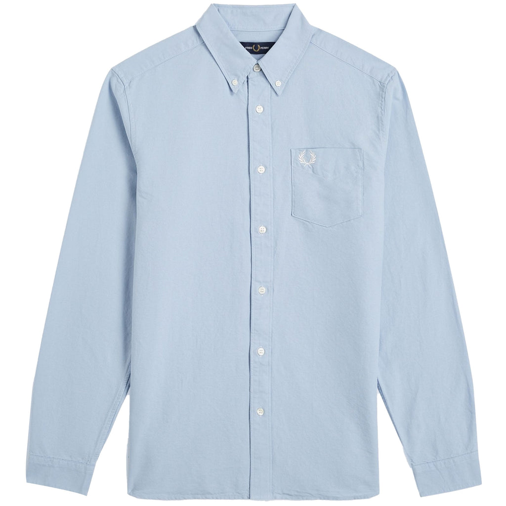 Fred Perry Oxford Shirt - Light Smoke
