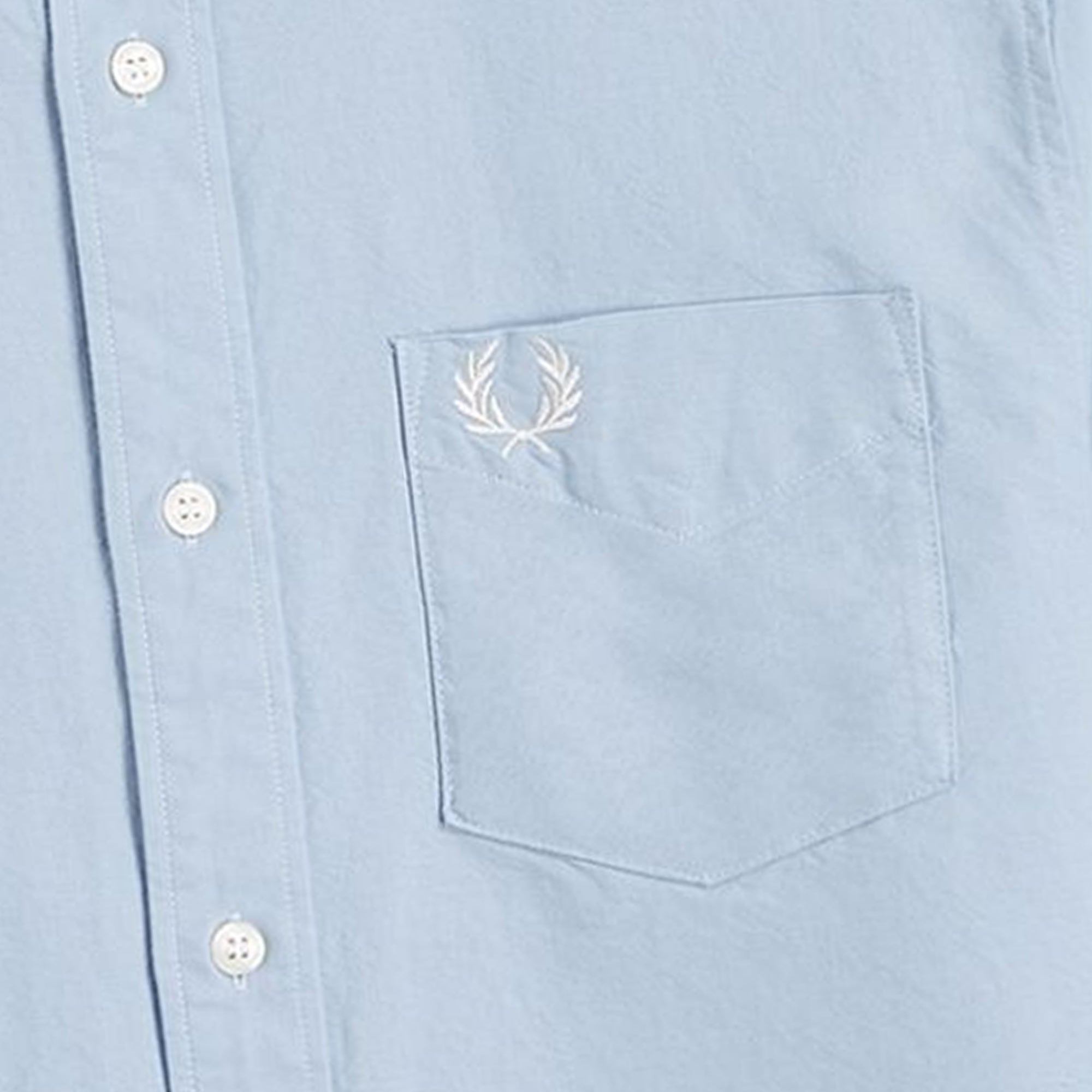 Fred Perry Oxford Shirt - Light Smoke