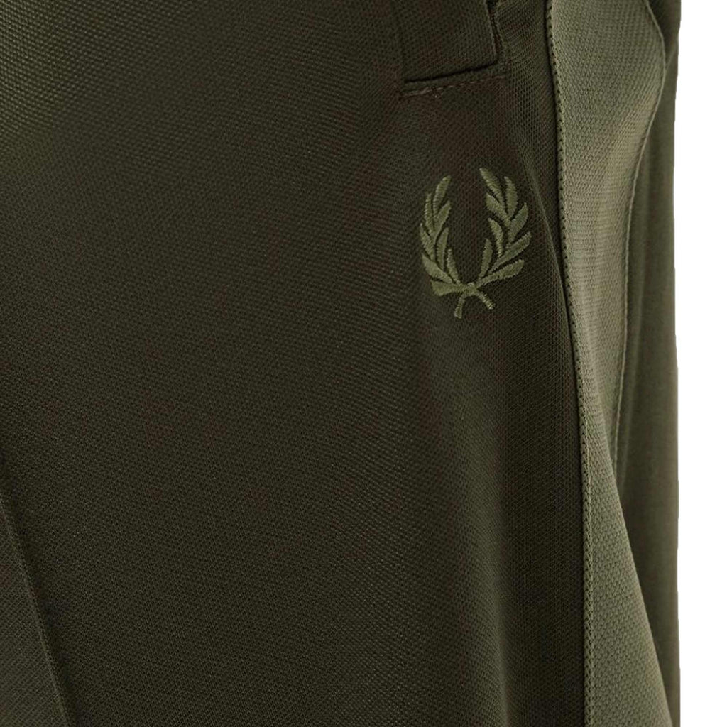 Fred Perry Tape Detail Track Pants - Hunting Green