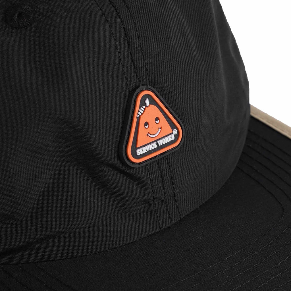 Service Works Nylon Sticker Cap - Black