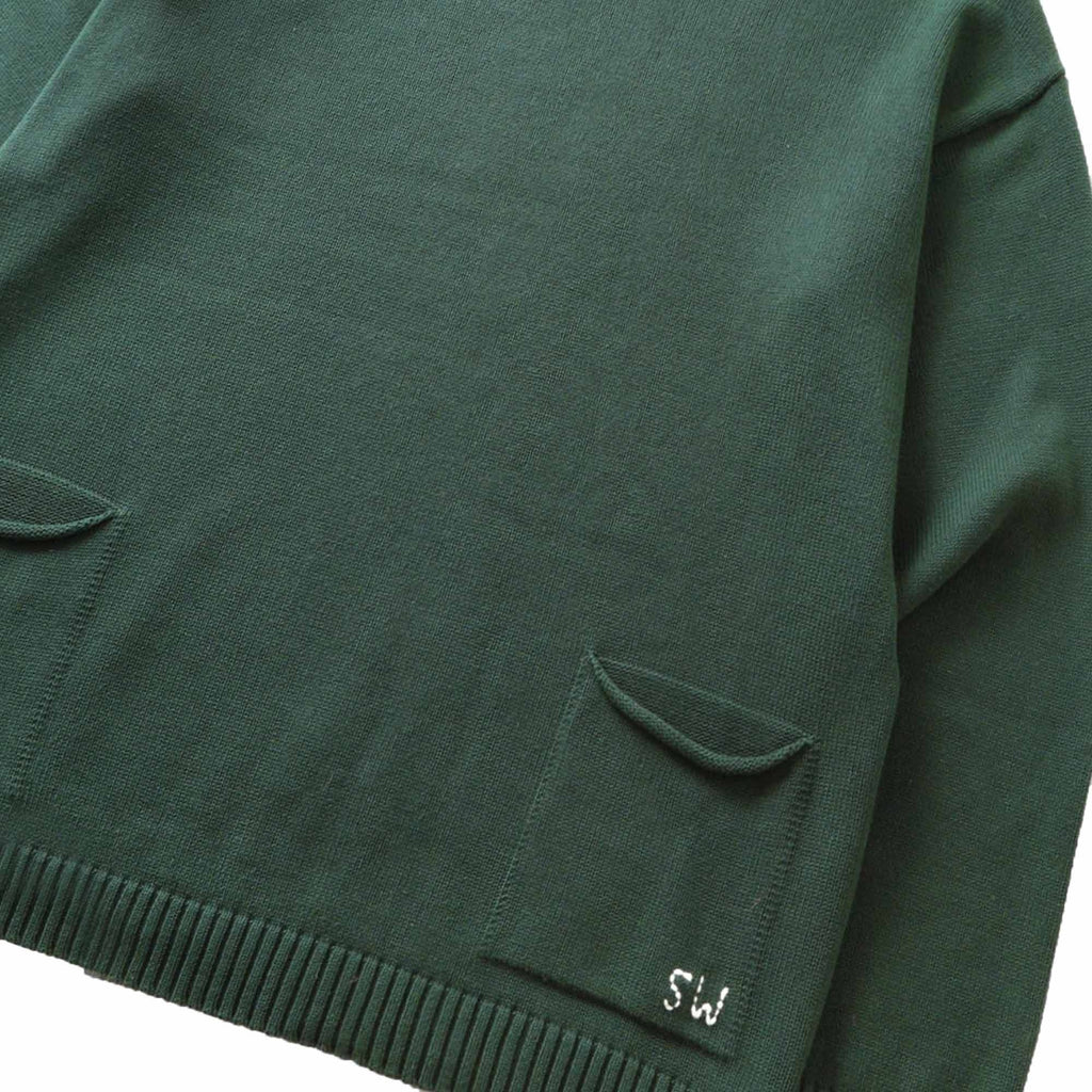 Service Works Mock Smock Sweater - Forest
