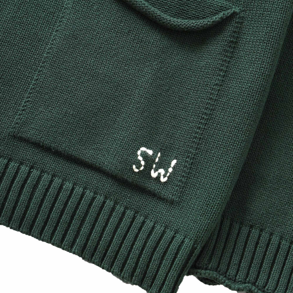 Service Works Mock Smock Sweater - Forest