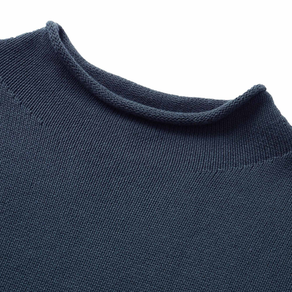 Service Works Mock Smock Sweater - Navy