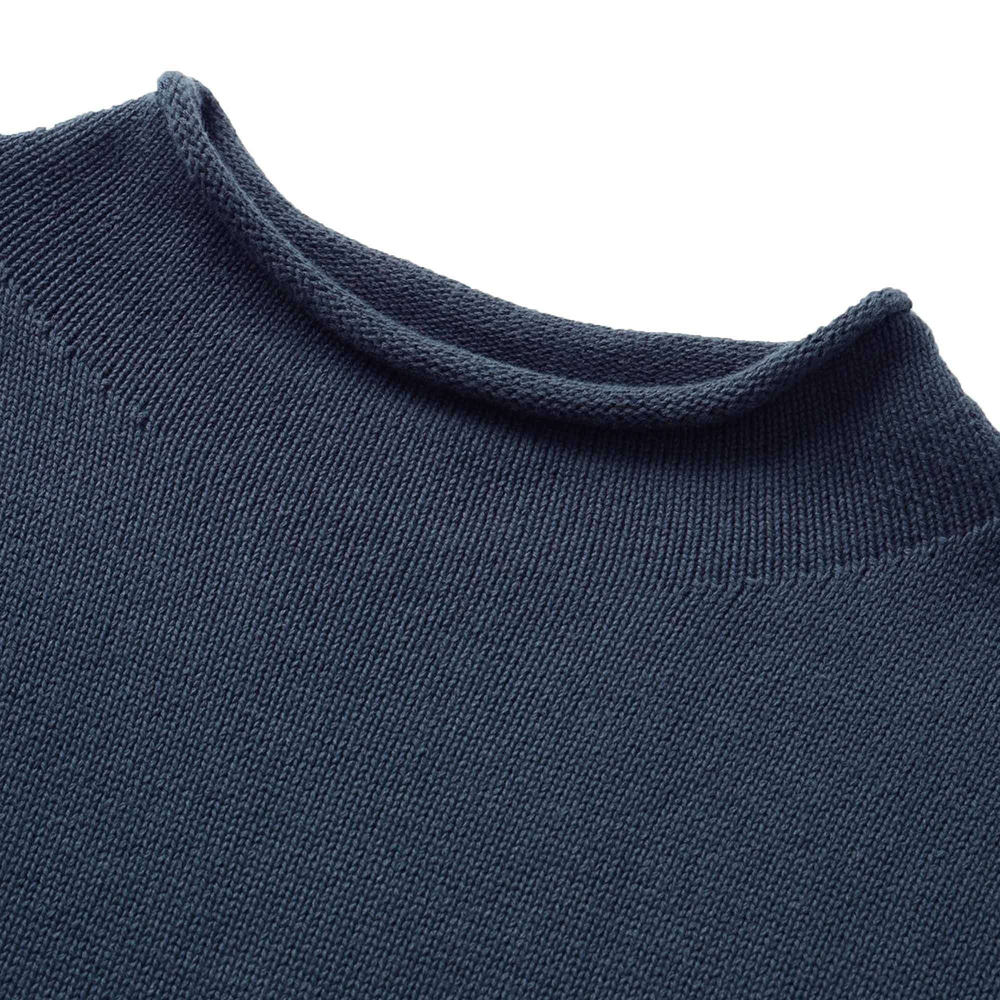Service Works Mock Smock Sweater - Navy