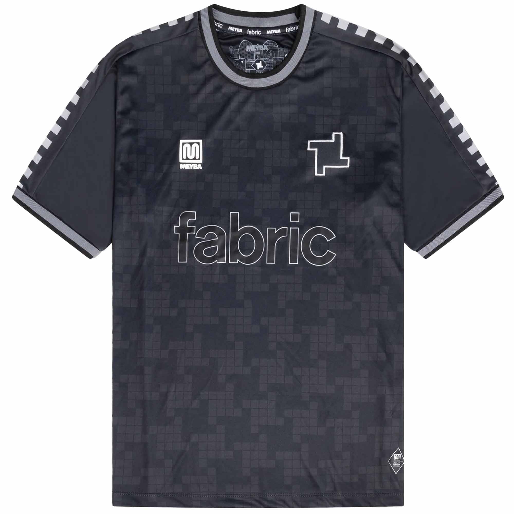 Meyba x Fabric Football Shirt - Black – Stuarts London