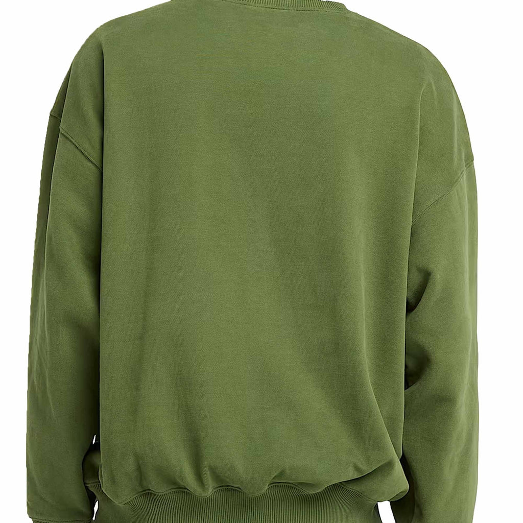 Timberland Box Fit Badge Crew Neck - Dark Green