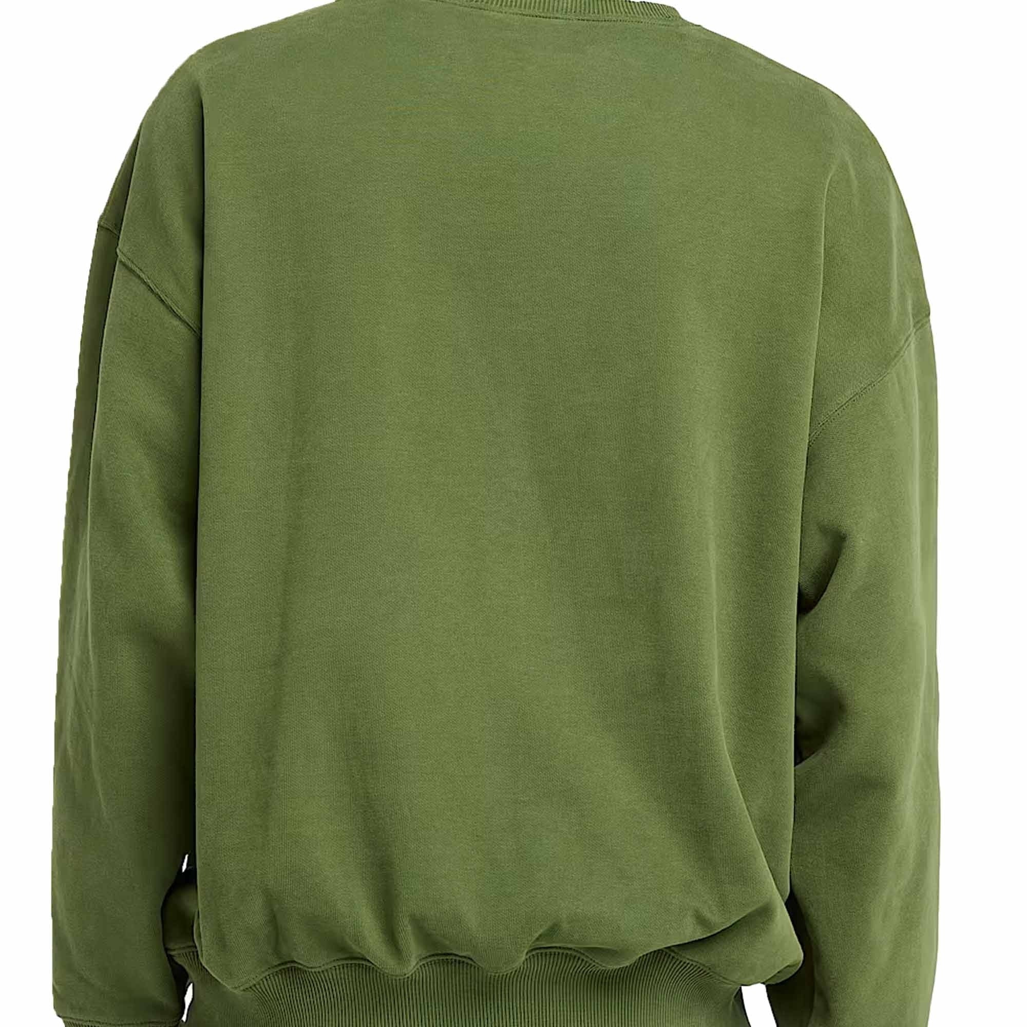 Timberland Box Fit Badge Crew Neck - Dark Green