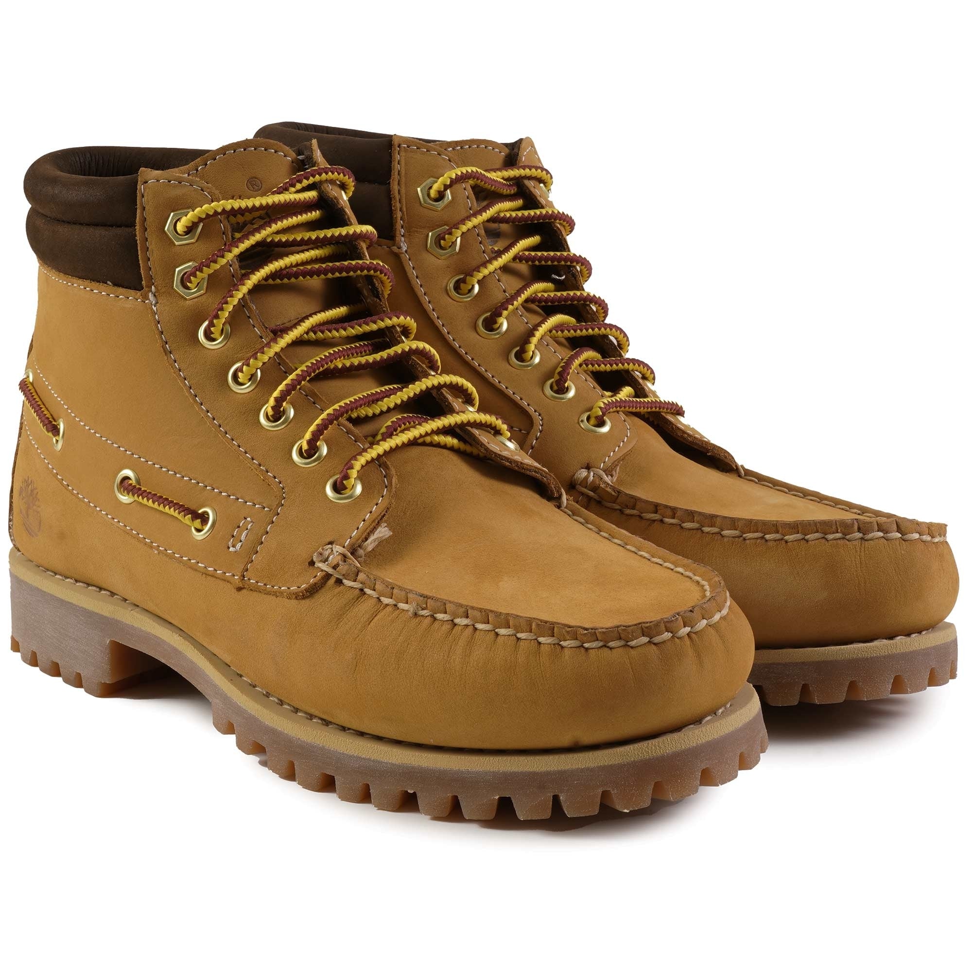 7-Eye Mid Lace Chukka Boots - Wheat